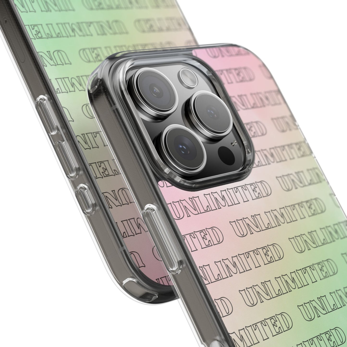 Unlimited Wicked Themed Clear Phone Case - Trendy Protection for Your Device