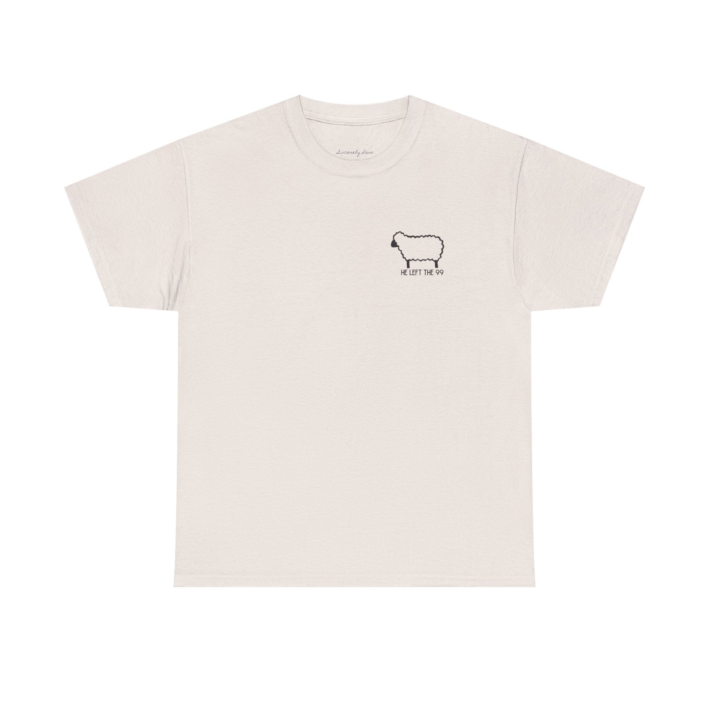 He Left the 99: Unisex Heavy Cotton Tee