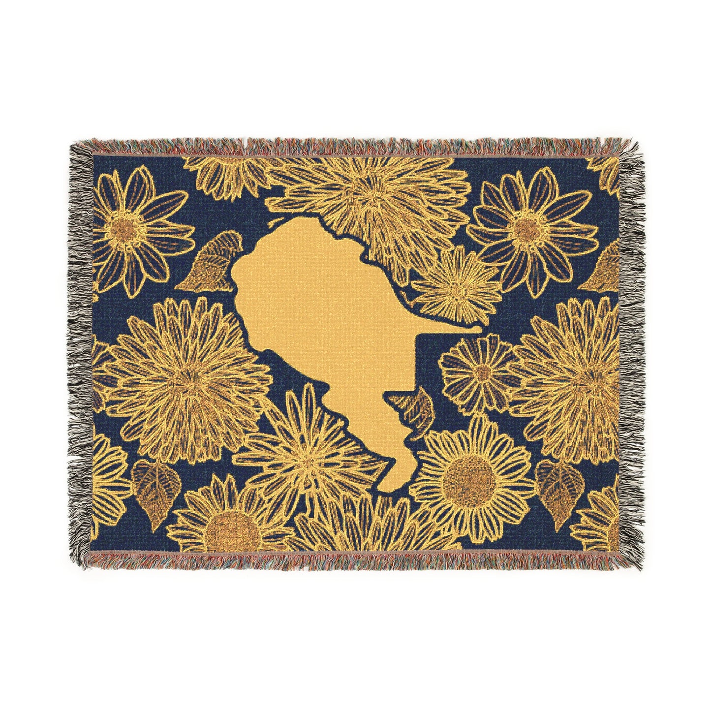 WV Florals Woven Blanket