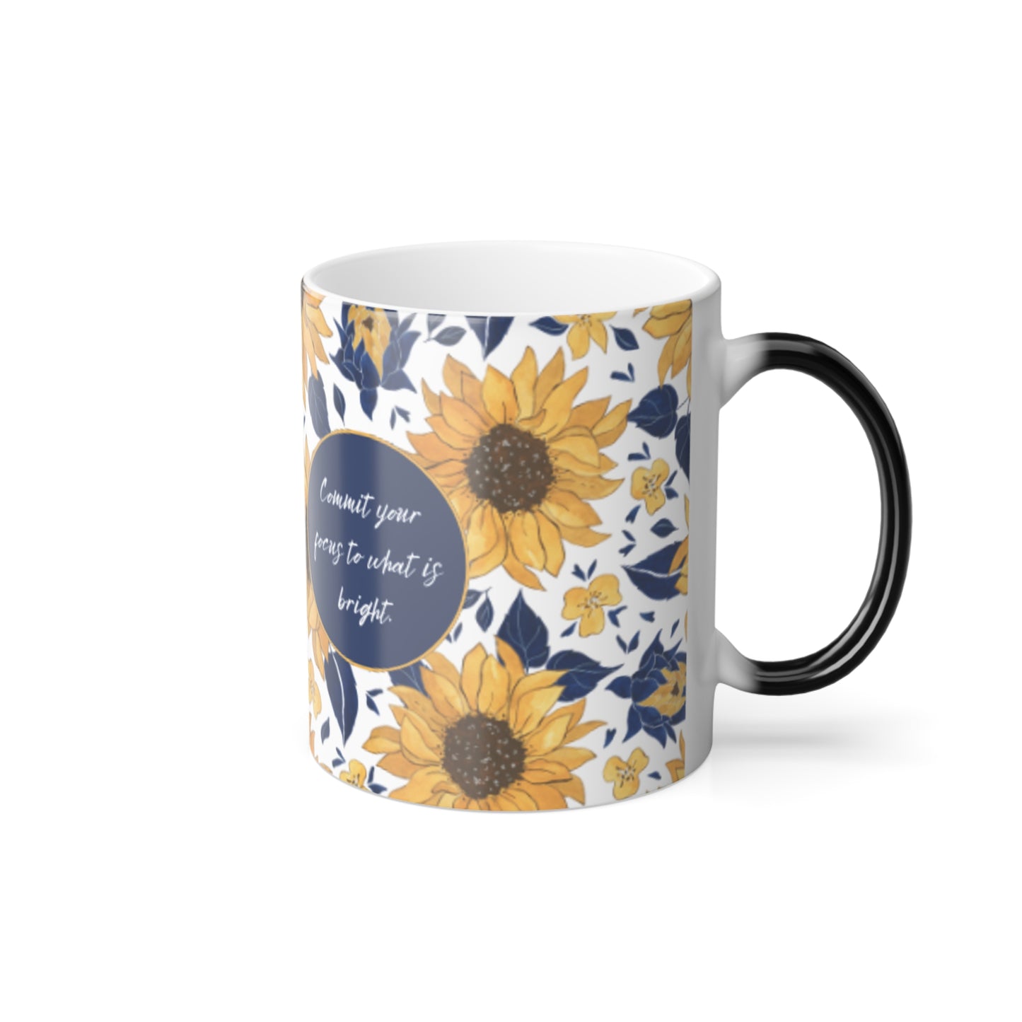 Sunflower Color Morphing Mug, 11oz