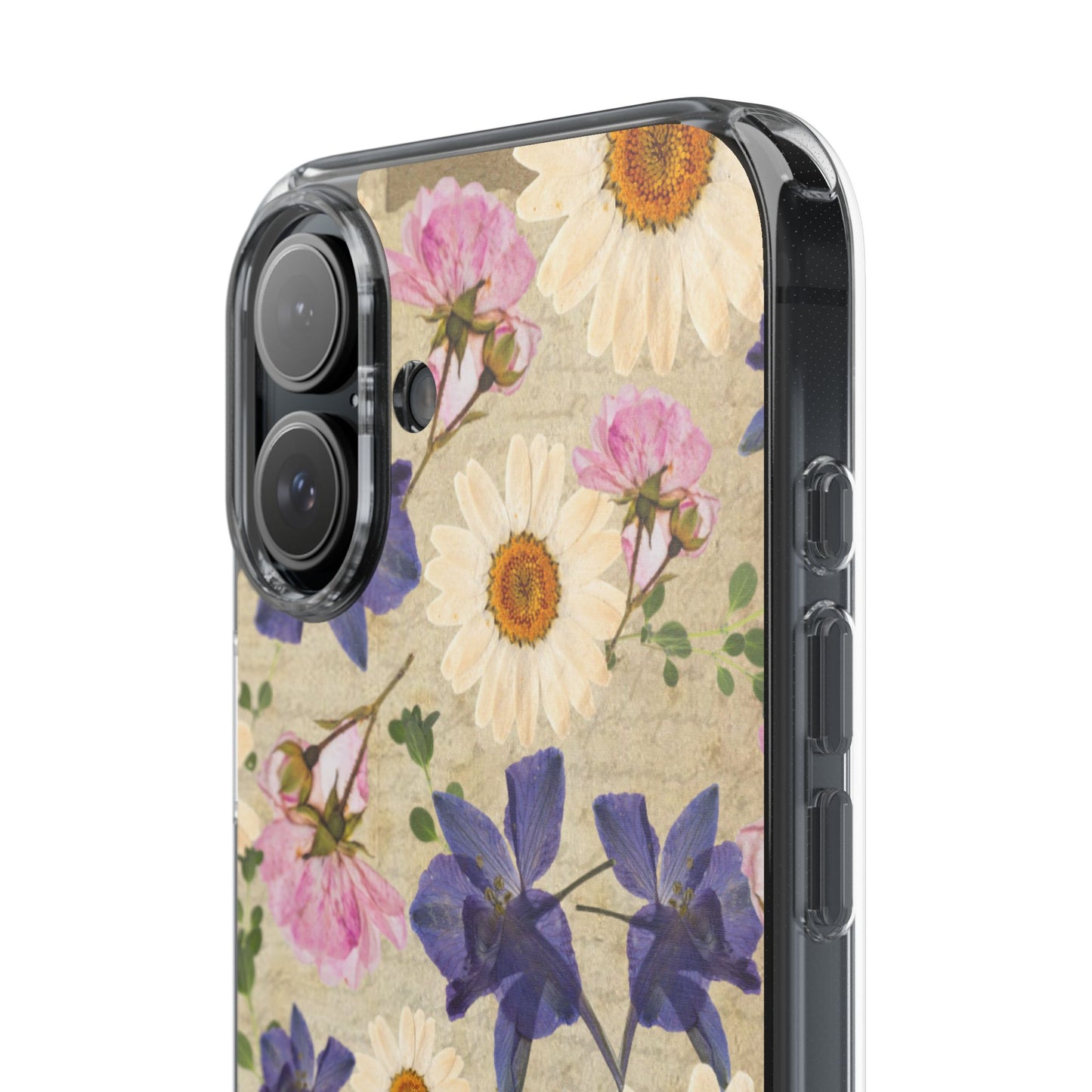 Little Women Inspired Floral Clear Phone Case, Vintage Flower Phone Cover, Cute Clear Case, Mom Gift, Nature Lover Accessory, Phone Protection