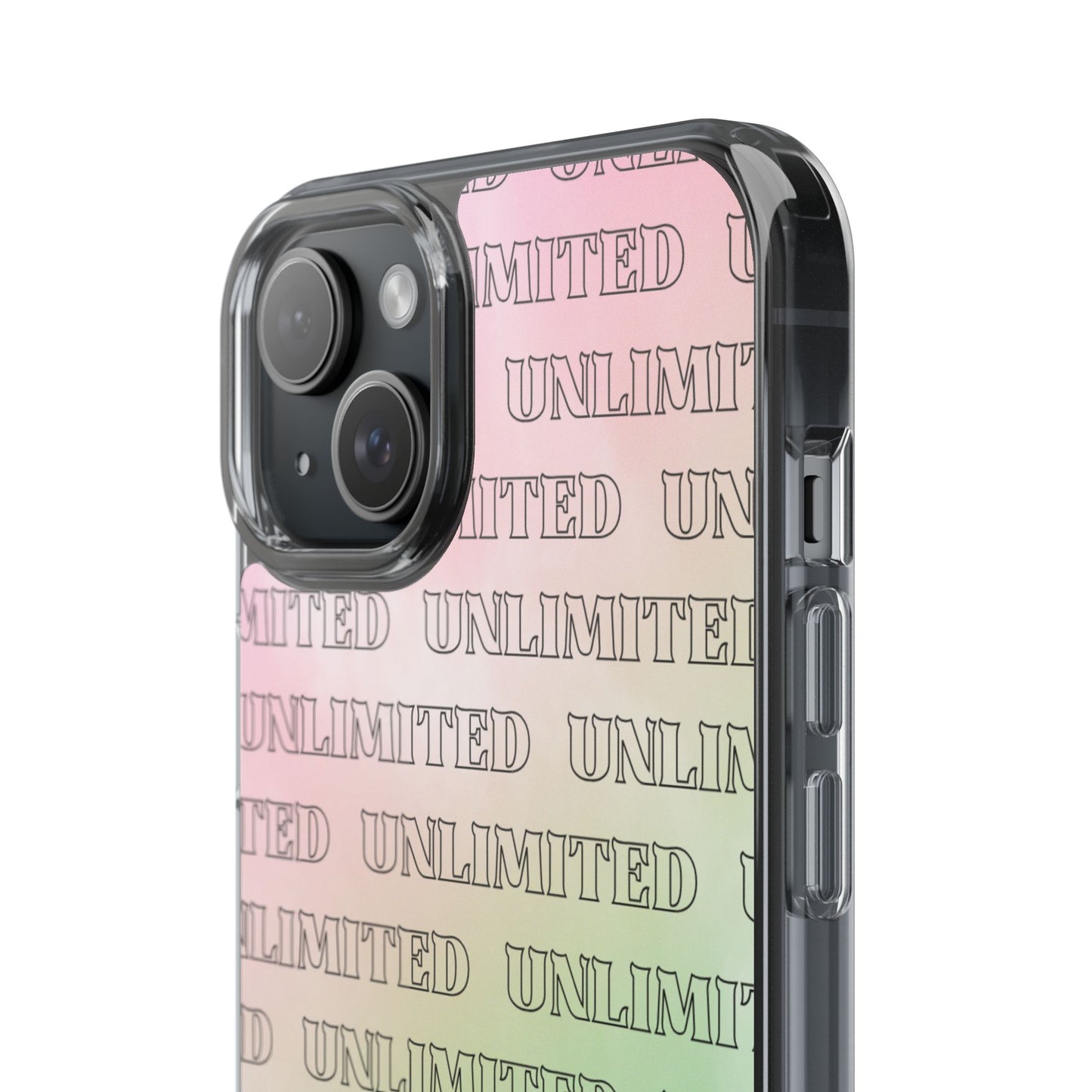 Unlimited Wicked Themed Clear Phone Case - Trendy Protection for Your Device