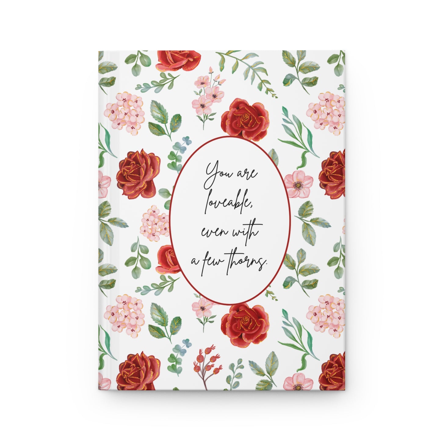 You Are Loveable: Inspirational Hardcover Journal