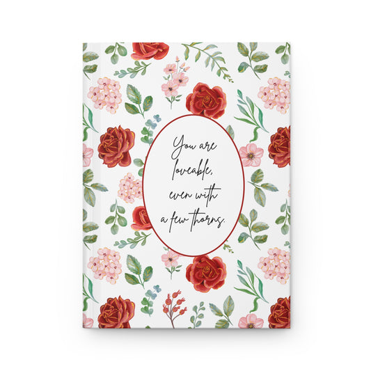You Are Loveable: Inspirational Hardcover Journal