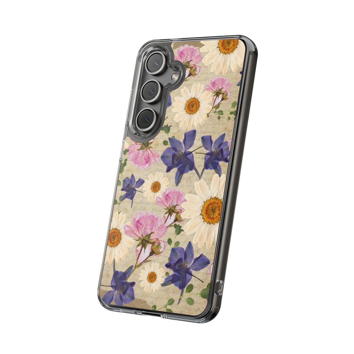 Little Women Inspired Floral Clear Phone Case, Vintage Flower Phone Cover, Cute Clear Case, Mom Gift, Nature Lover Accessory, Phone Protection
