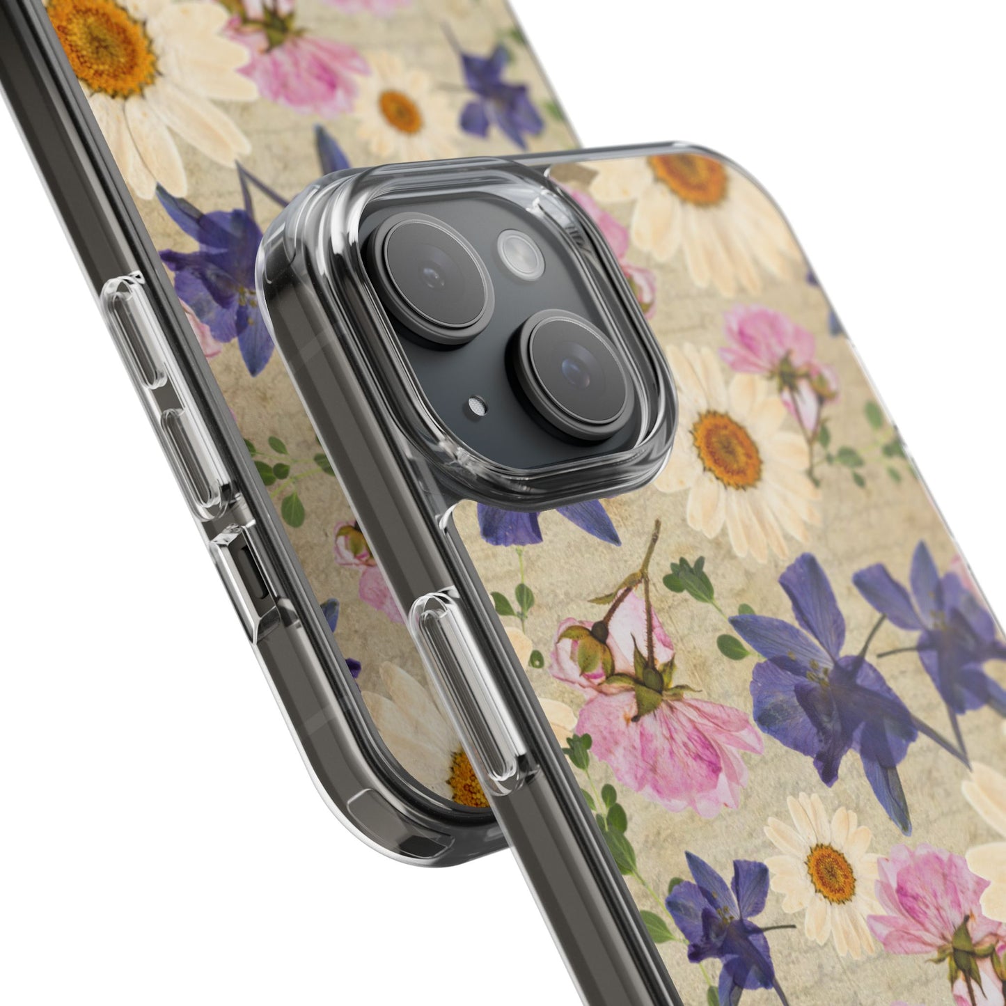 Little Women Inspired Floral Clear Phone Case, Vintage Flower Phone Cover, Cute Clear Case, Mom Gift, Nature Lover Accessory, Phone Protection