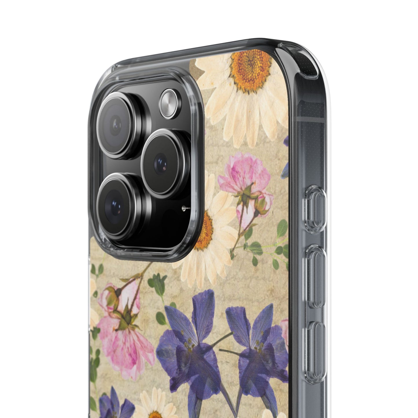 Little Women Inspired Floral Clear Phone Case, Vintage Flower Phone Cover, Cute Clear Case, Mom Gift, Nature Lover Accessory, Phone Protection