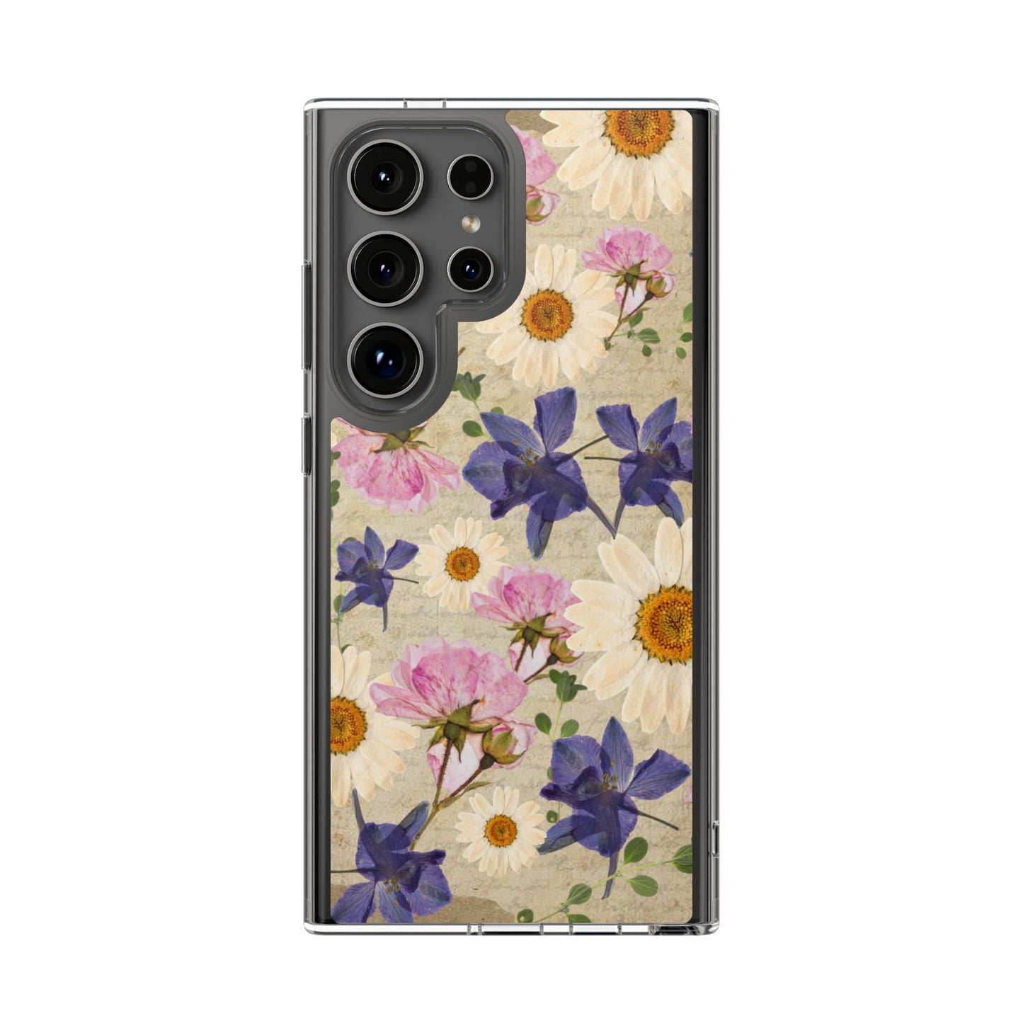 Little Women Inspired Floral Clear Phone Case, Vintage Flower Phone Cover, Cute Clear Case, Mom Gift, Nature Lover Accessory, Phone Protection