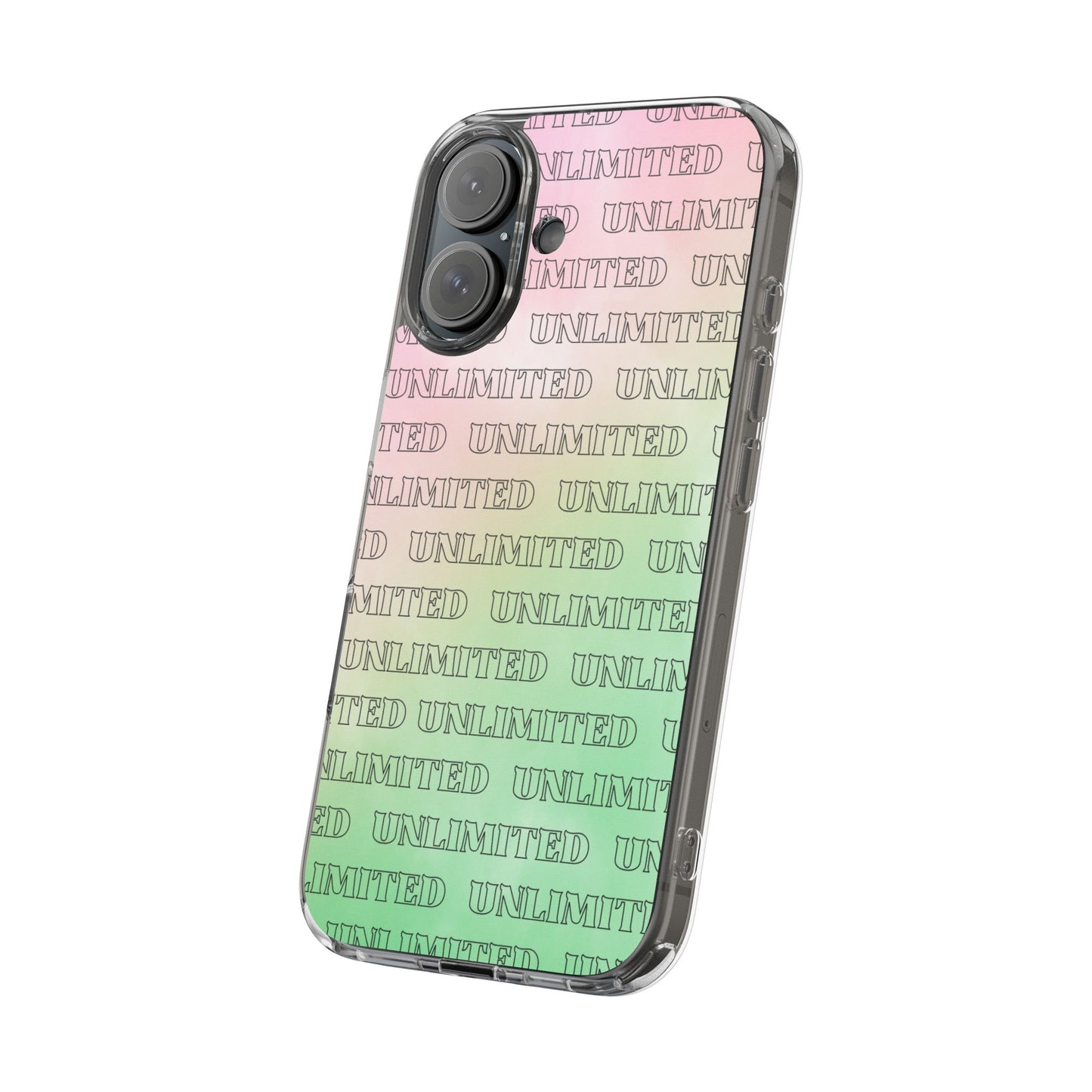 Unlimited Wicked Themed Clear Phone Case - Trendy Protection for Your Device