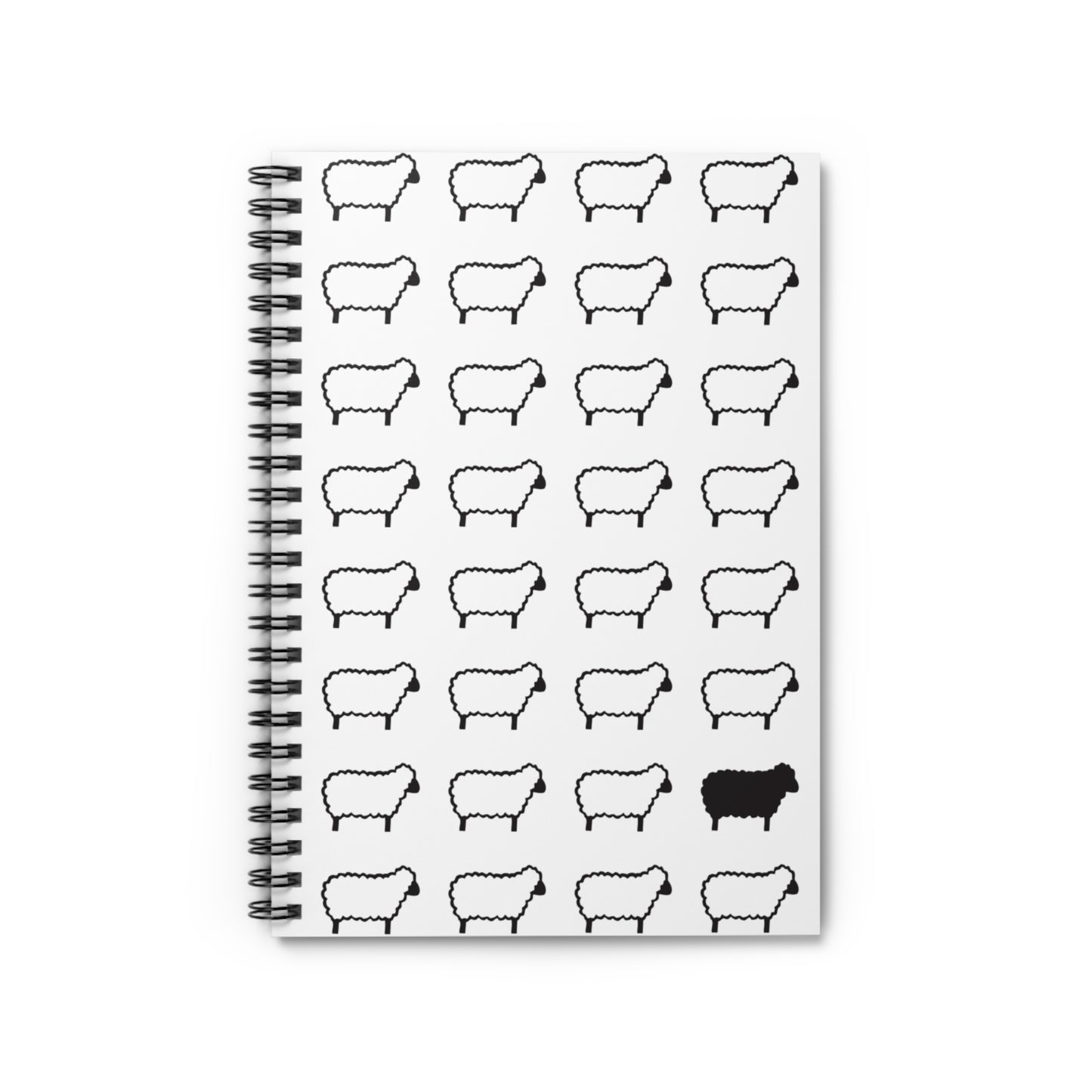 Black Sheep: Spiral Notebook - Ruled Line