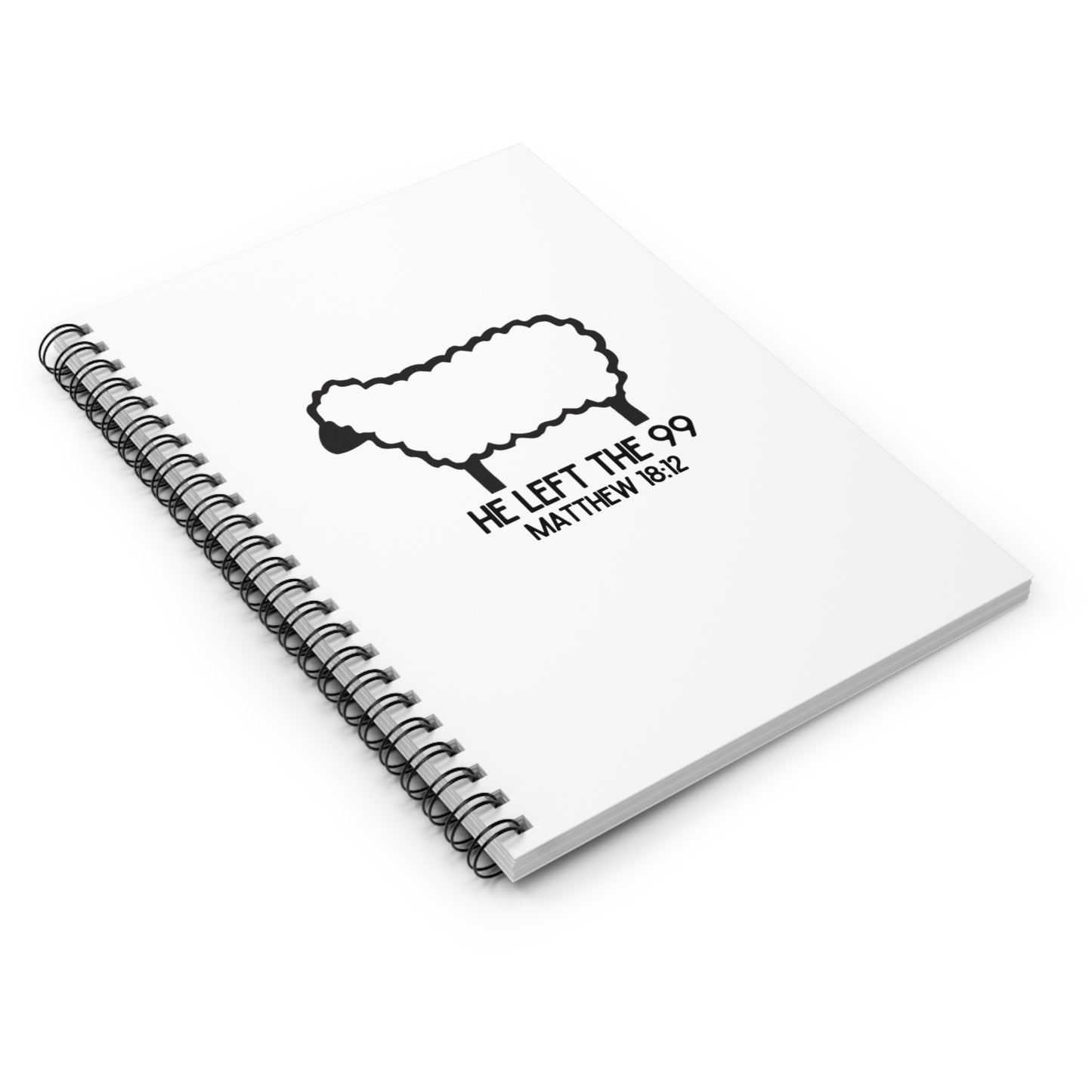 He Left the 99: Spiral Notebook - Ruled Line