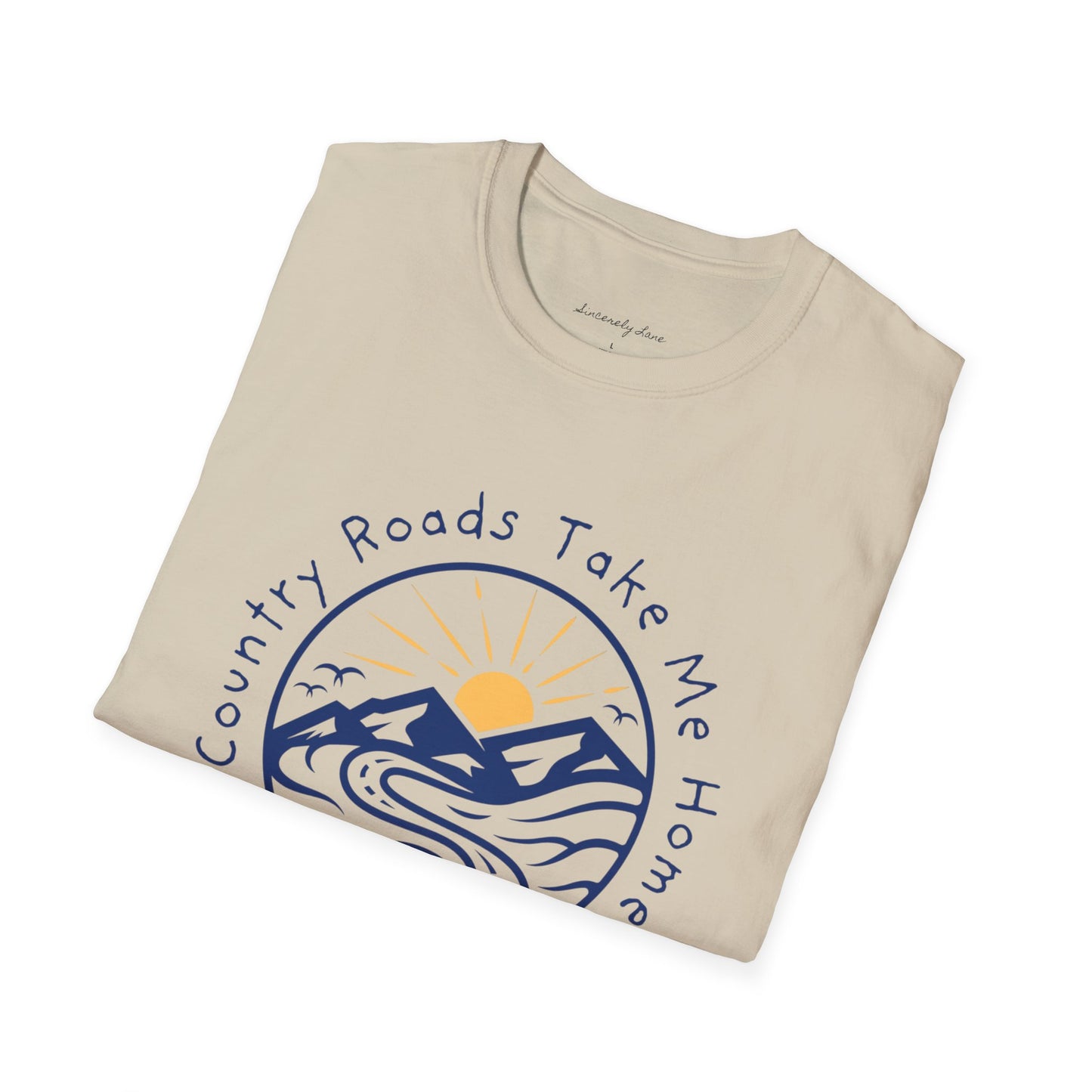West Virginia Country Roads: Softstyle T-shirt