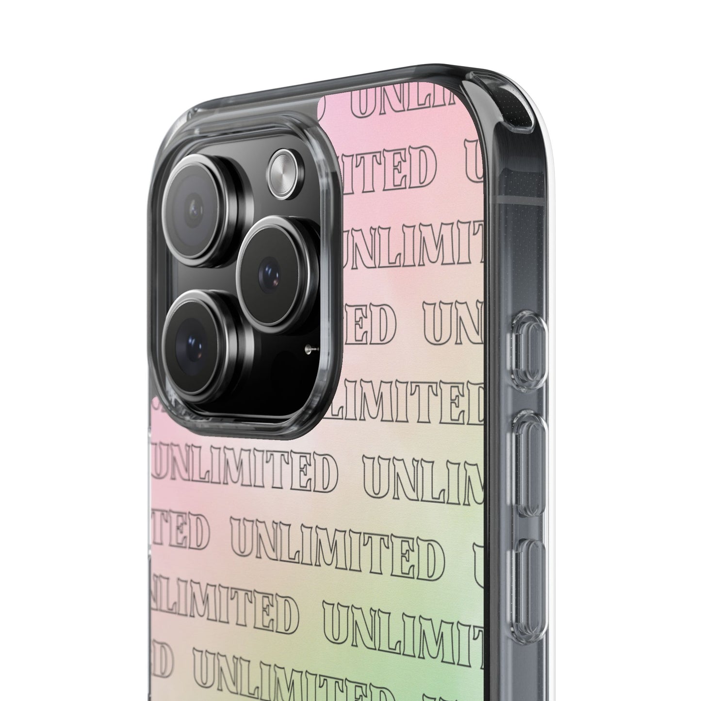 Unlimited Wicked Themed Clear Phone Case - Trendy Protection for Your Device