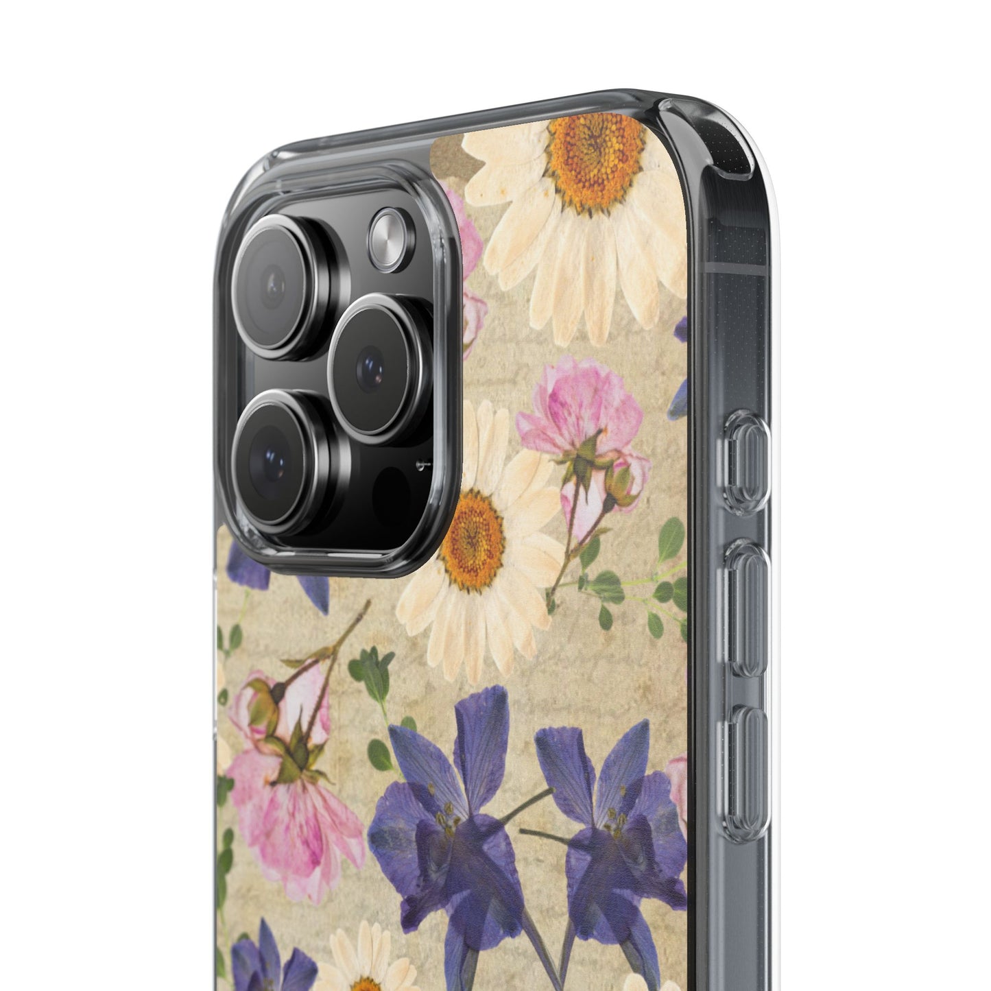 Little Women Inspired Floral Clear Phone Case, Vintage Flower Phone Cover, Cute Clear Case, Mom Gift, Nature Lover Accessory, Phone Protection