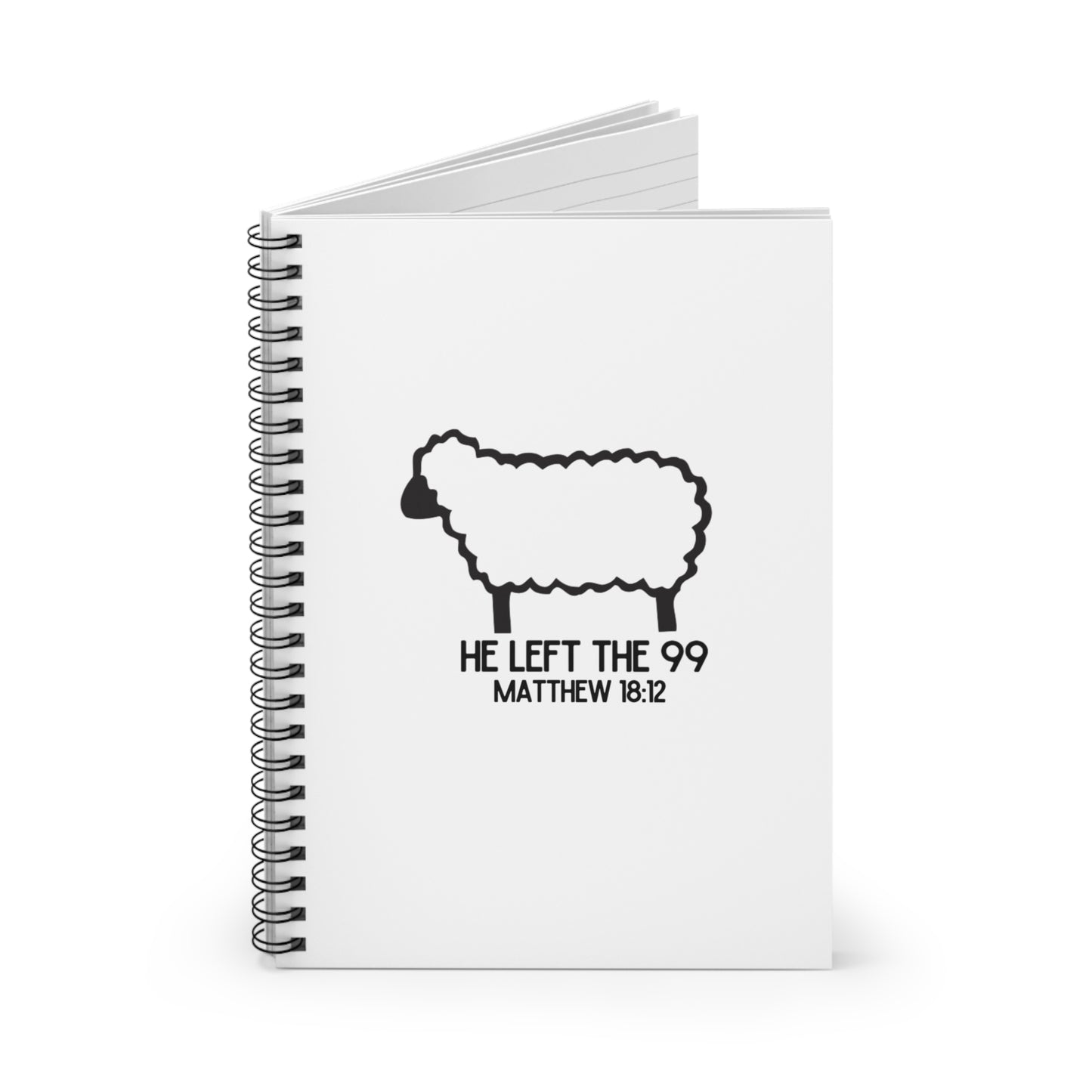 He Left the 99: Spiral Notebook - Ruled Line