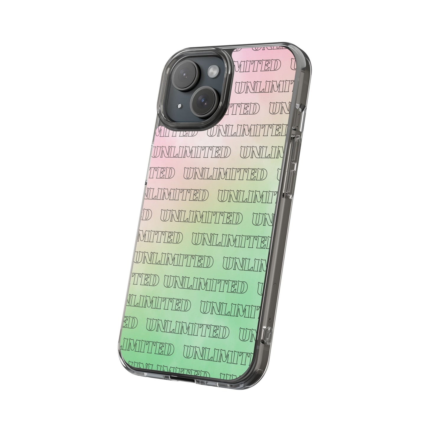 Unlimited Wicked Themed Clear Phone Case - Trendy Protection for Your Device
