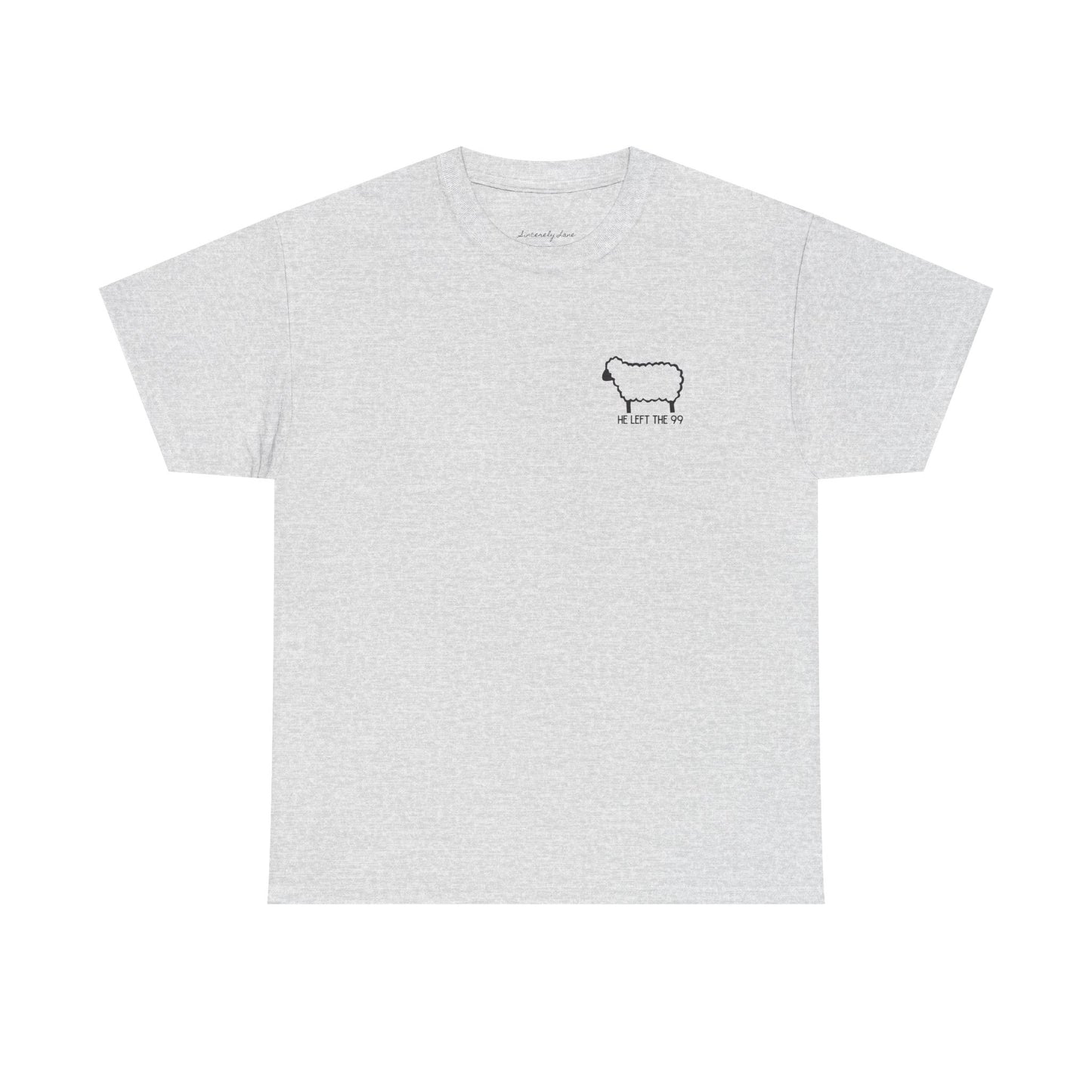 He Left the 99: Unisex Heavy Cotton Tee