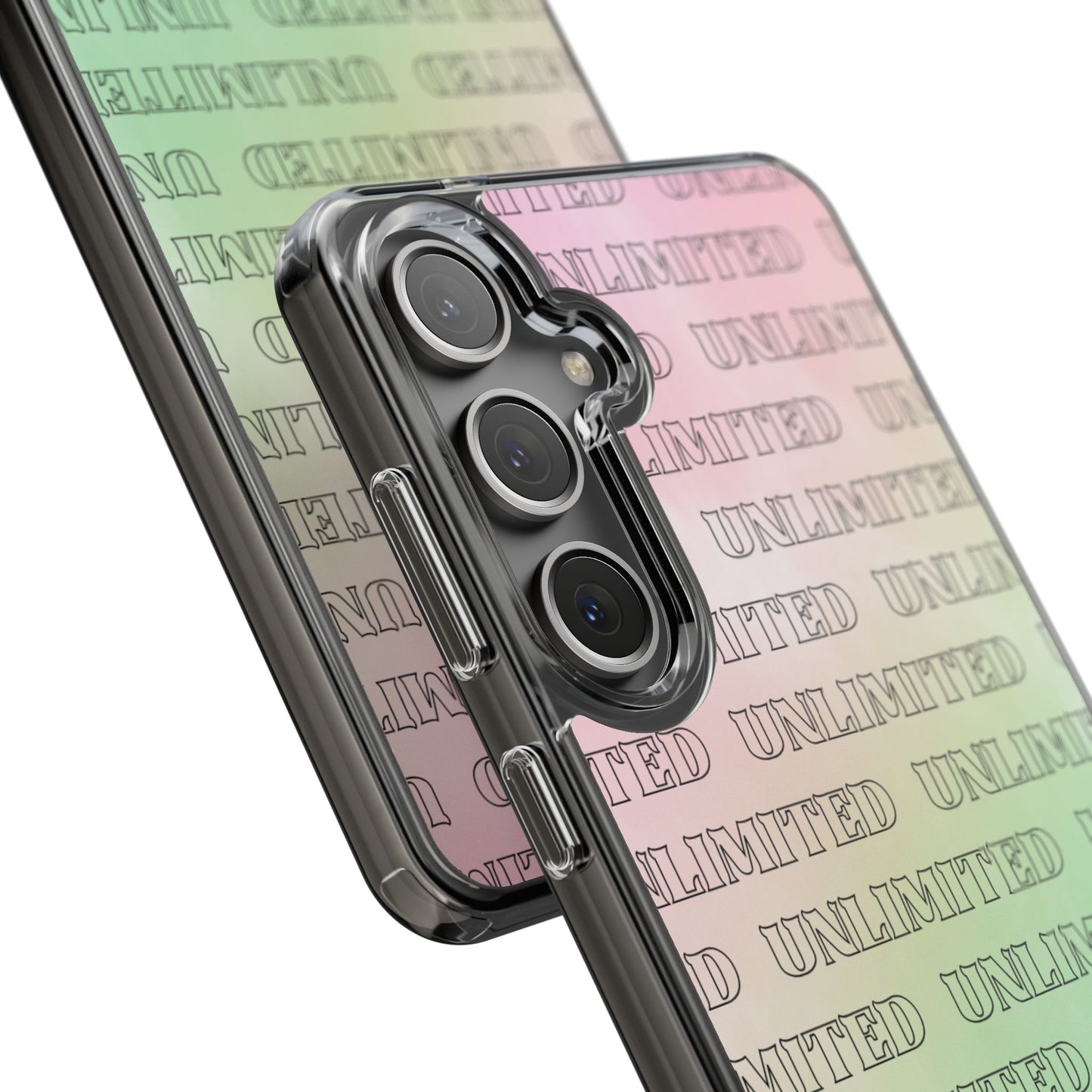 Unlimited Wicked Themed Clear Phone Case - Trendy Protection for Your Device