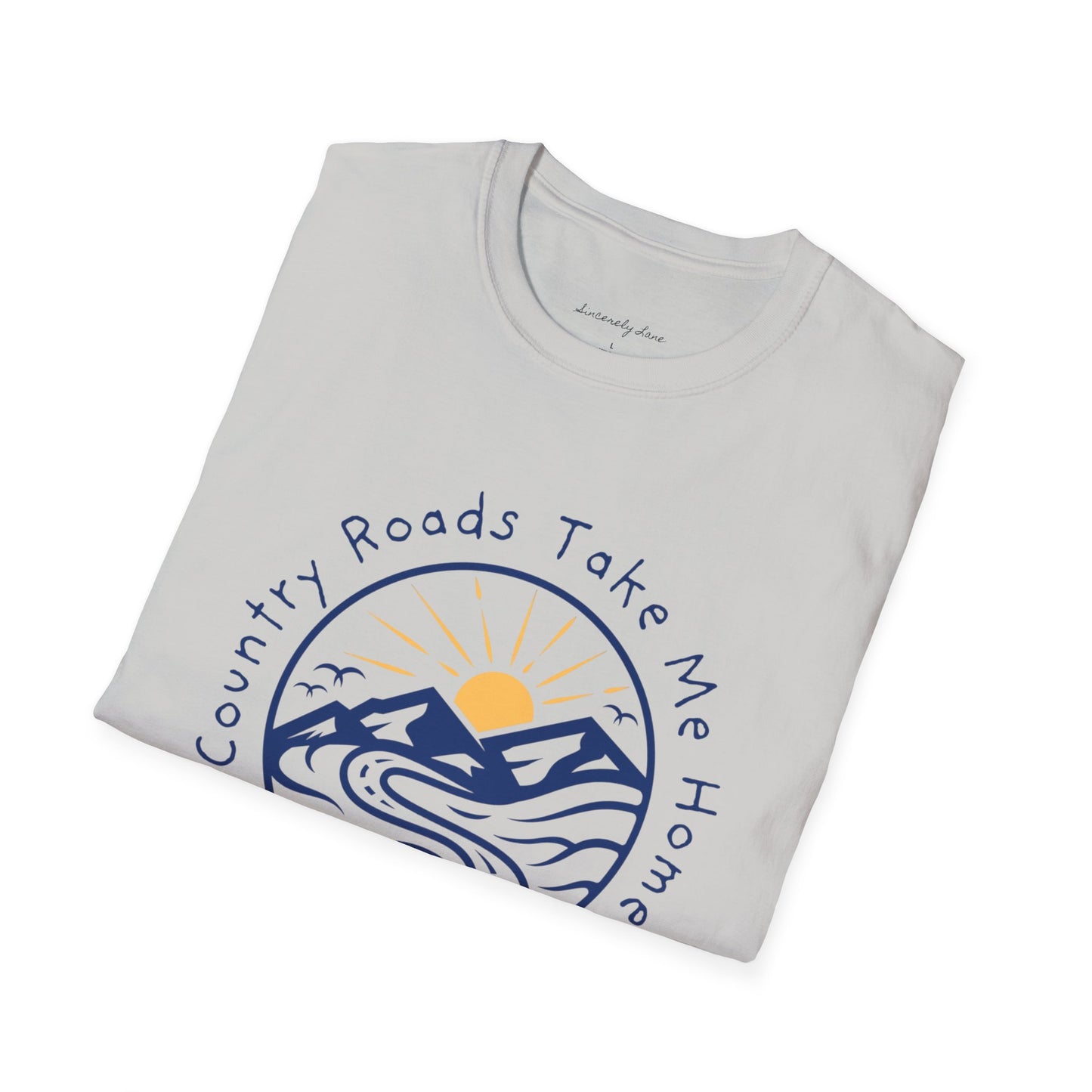 West Virginia Country Roads: Softstyle T-shirt