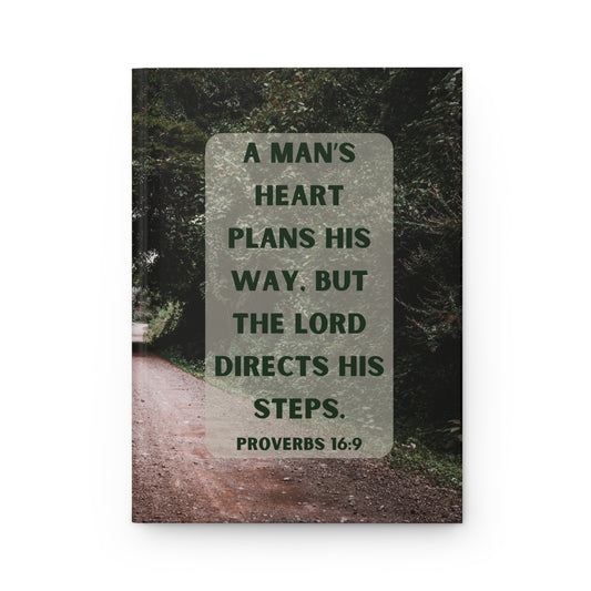 The Lord Directs His Steps: Inspirational Hardcover Journal