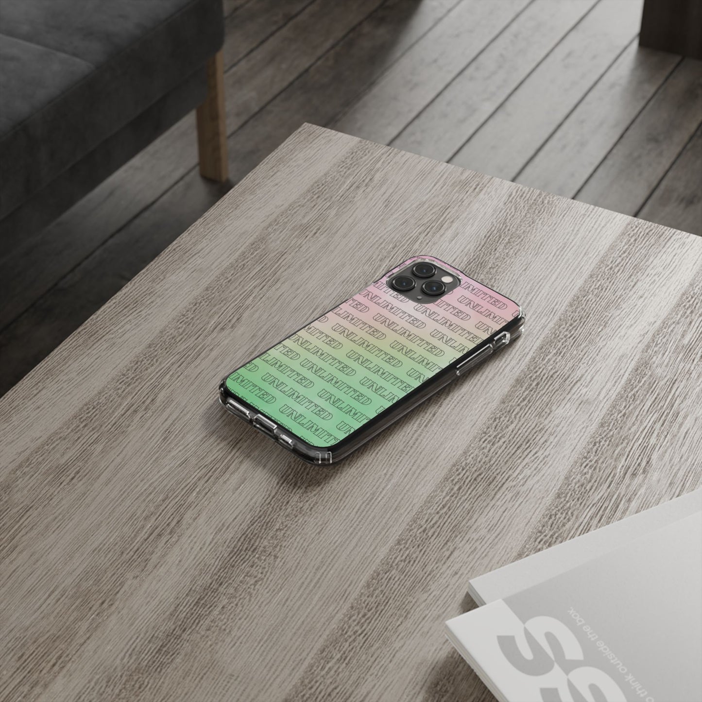 Unlimited Wicked Themed Clear Phone Case - Trendy Protection for Your Device