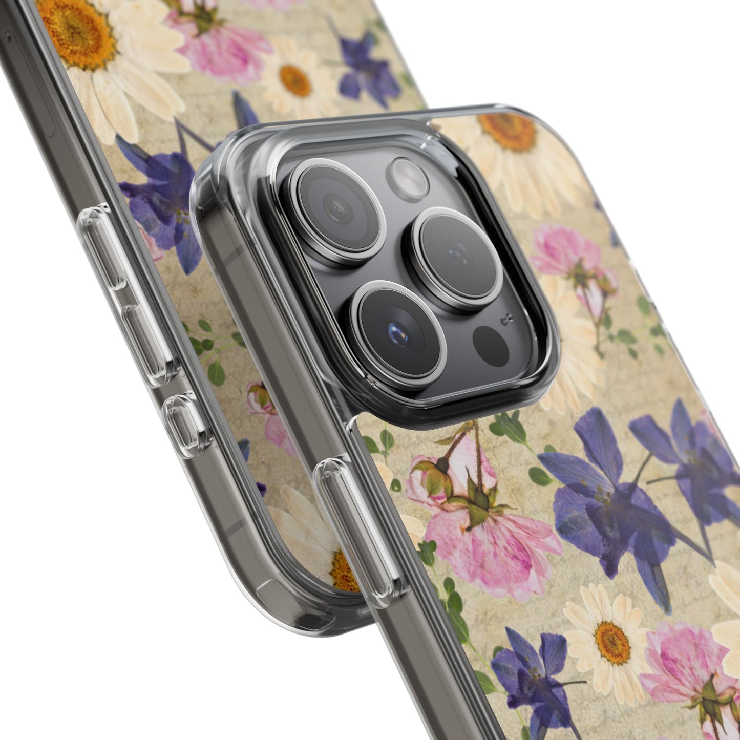 Little Women Inspired Floral Clear Phone Case, Vintage Flower Phone Cover, Cute Clear Case, Mom Gift, Nature Lover Accessory, Phone Protection