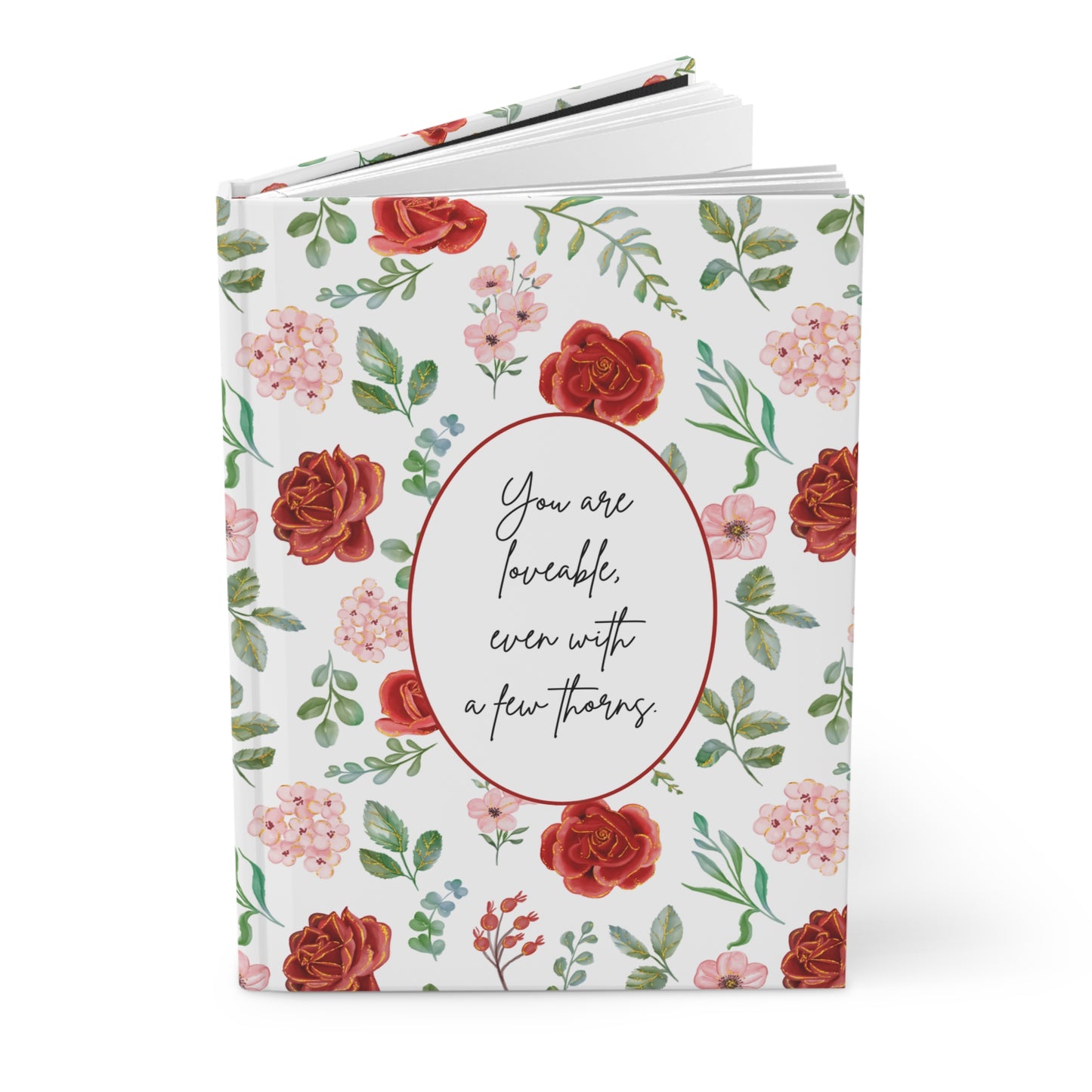 You Are Loveable: Inspirational Hardcover Journal