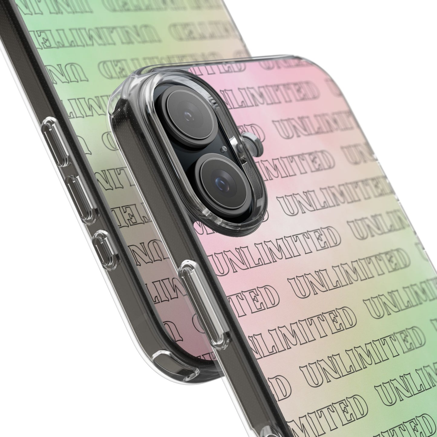 Unlimited Wicked Themed Clear Phone Case - Trendy Protection for Your Device