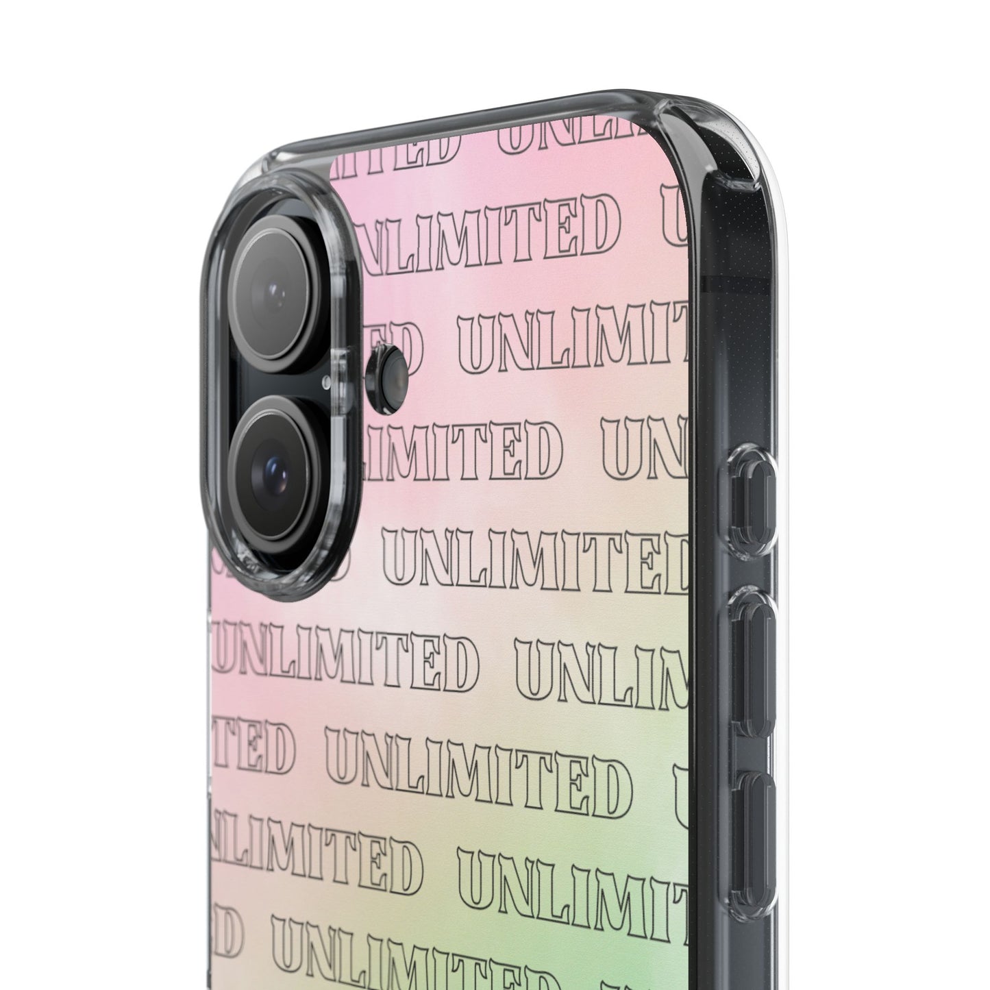 Unlimited Wicked Themed Clear Phone Case - Trendy Protection for Your Device