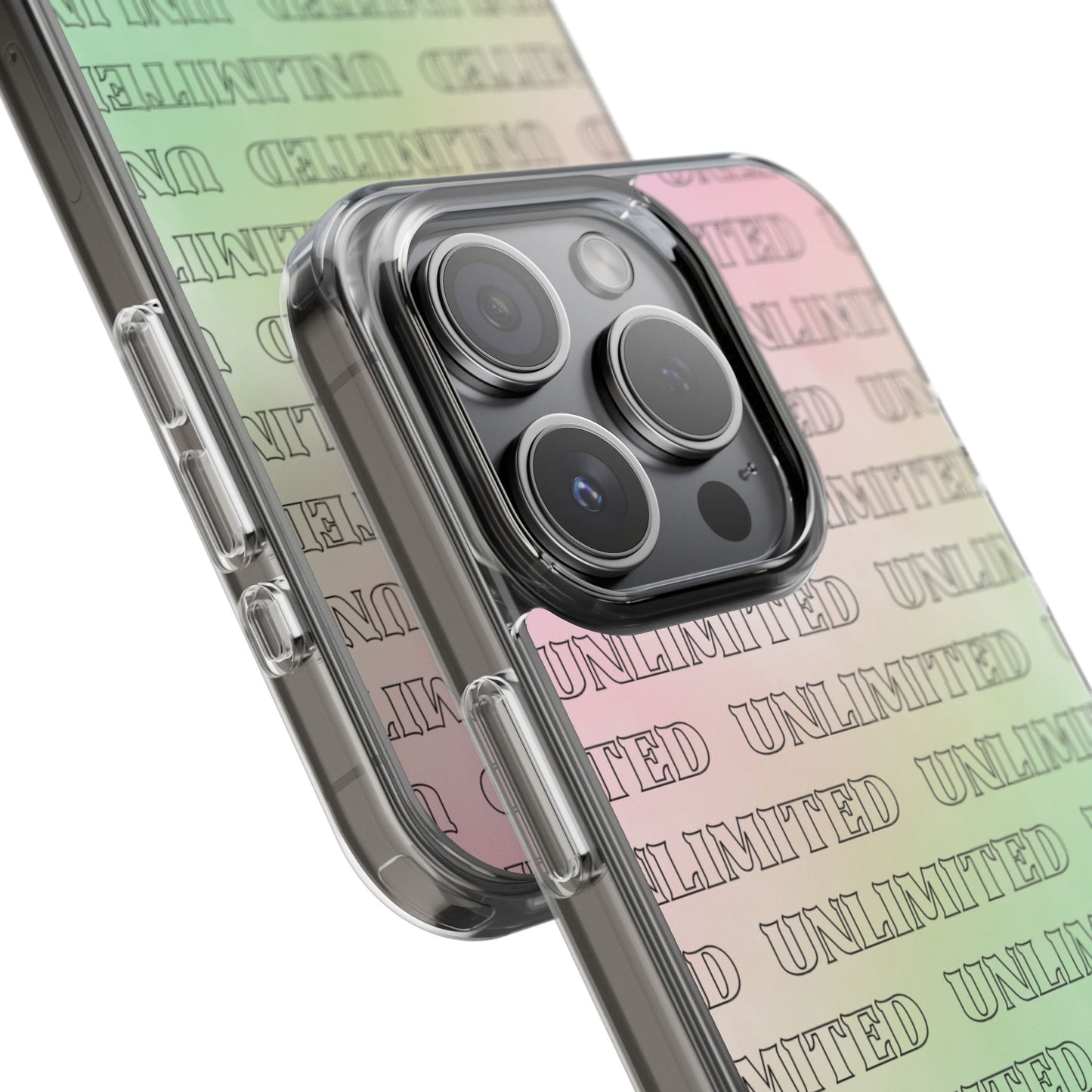 Unlimited Wicked Themed Clear Phone Case - Trendy Protection for Your Device