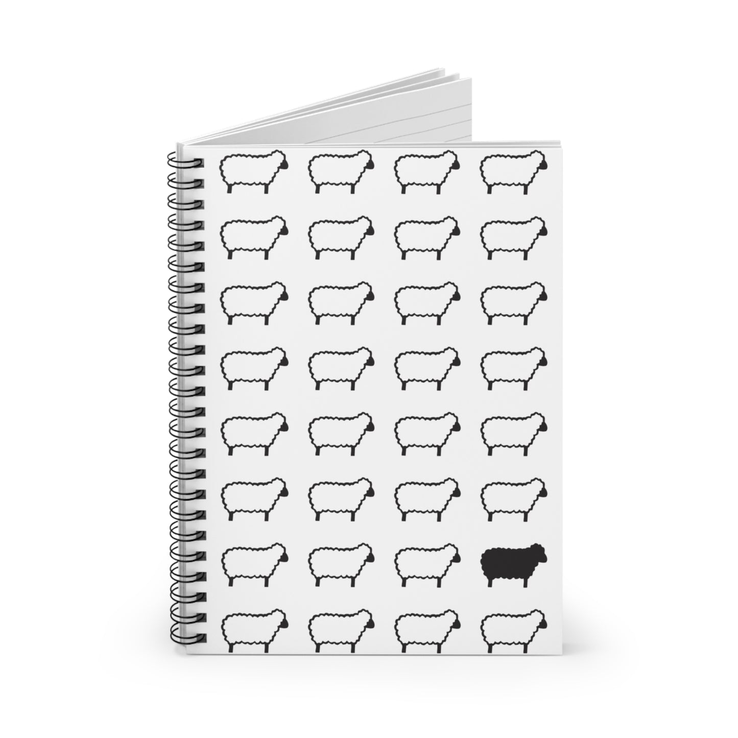 Black Sheep: Spiral Notebook - Ruled Line