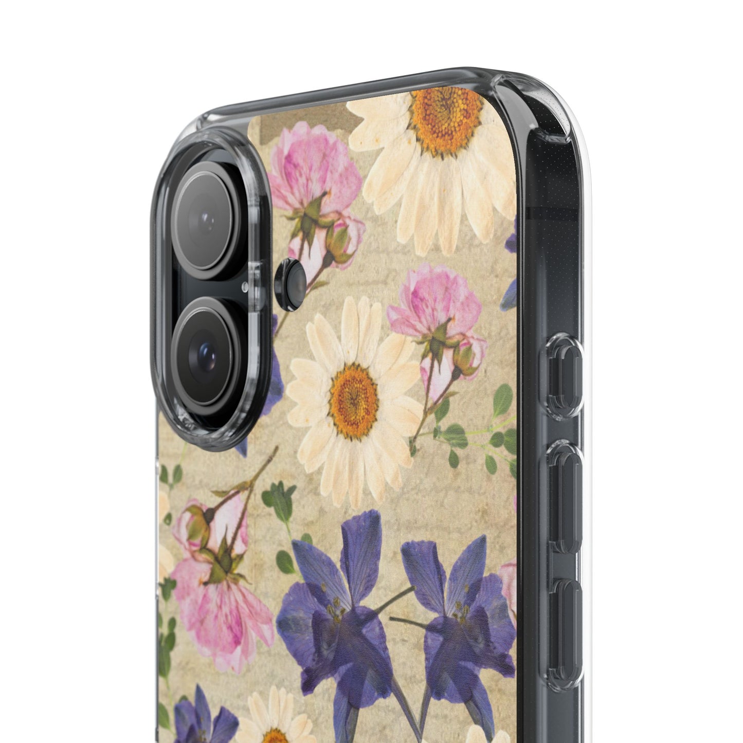 Little Women Inspired Floral Clear Phone Case, Vintage Flower Phone Cover, Cute Clear Case, Mom Gift, Nature Lover Accessory, Phone Protection