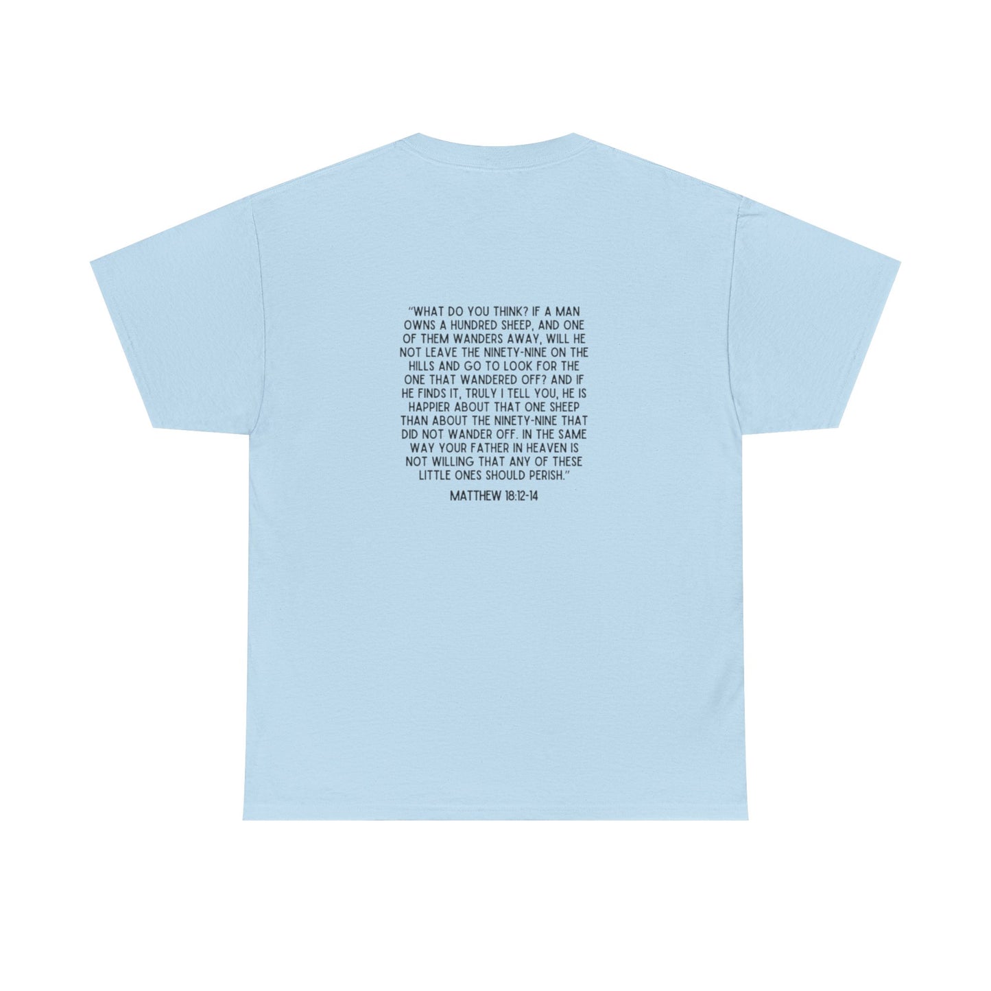 He Left the 99: Unisex Heavy Cotton Tee