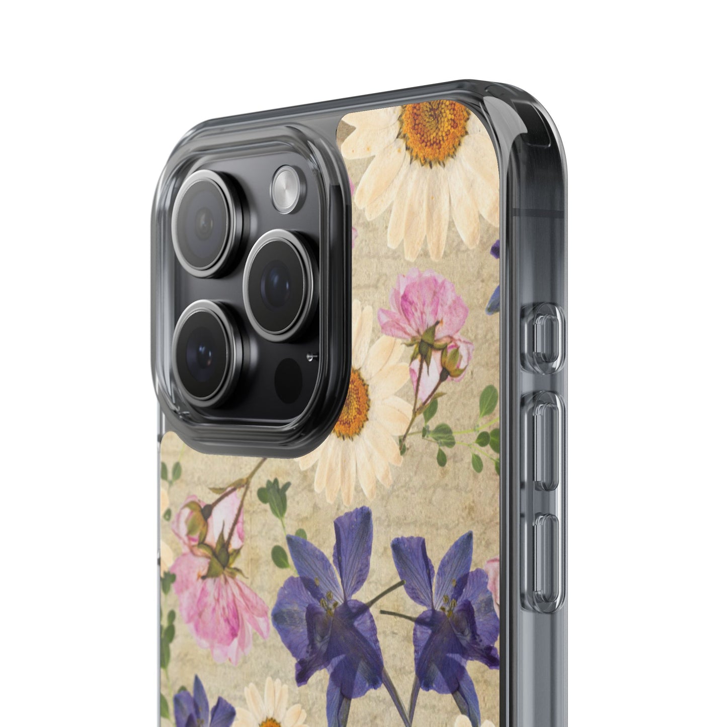 Little Women Inspired Floral Clear Phone Case, Vintage Flower Phone Cover, Cute Clear Case, Mom Gift, Nature Lover Accessory, Phone Protection