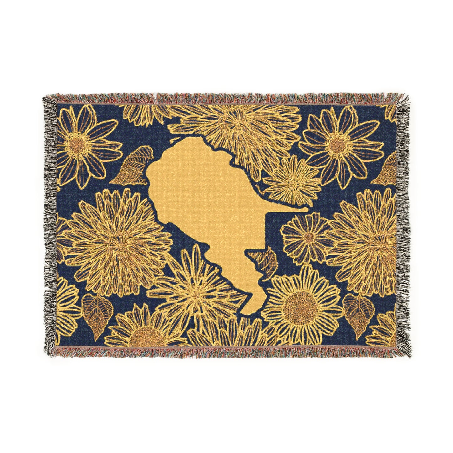 WV Florals Woven Blanket