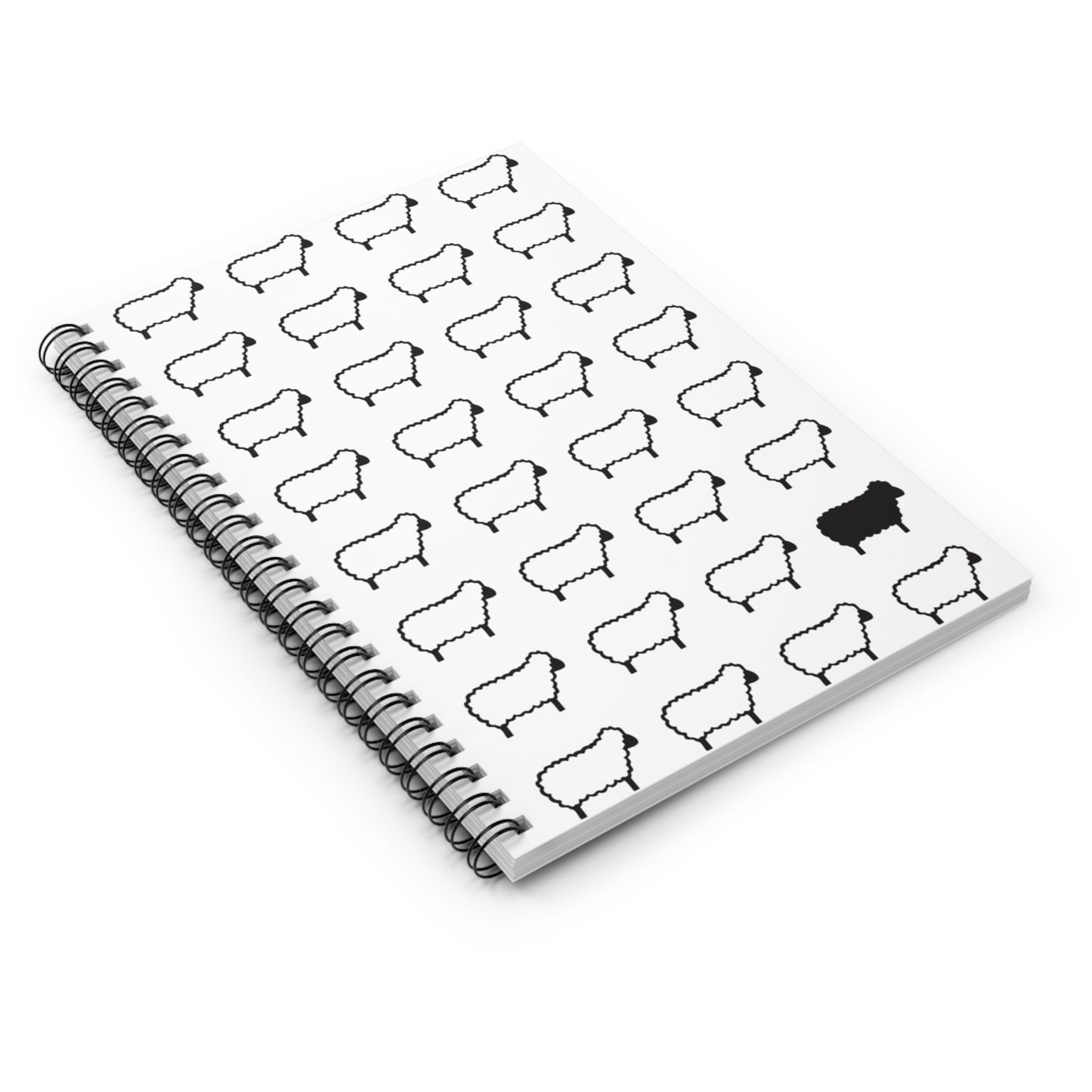 Black Sheep: Spiral Notebook - Ruled Line