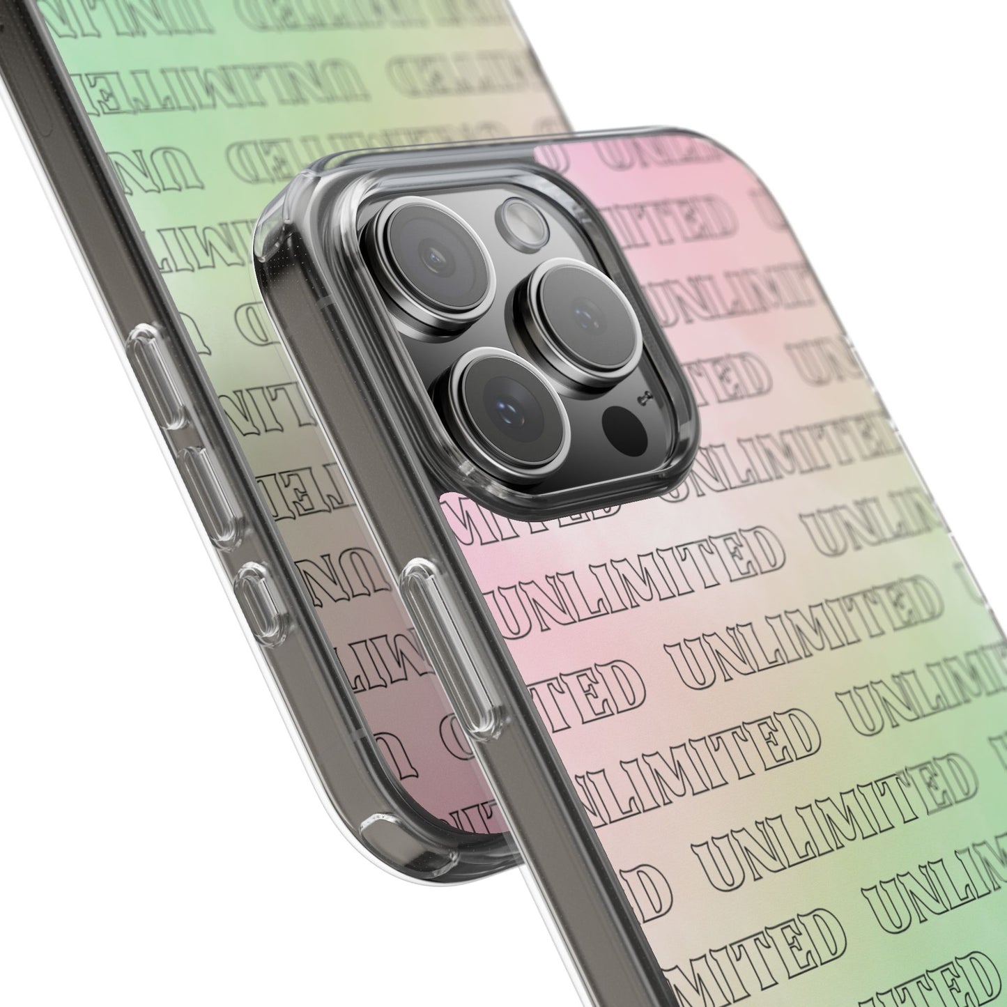 Unlimited Wicked Themed Clear Phone Case - Trendy Protection for Your Device