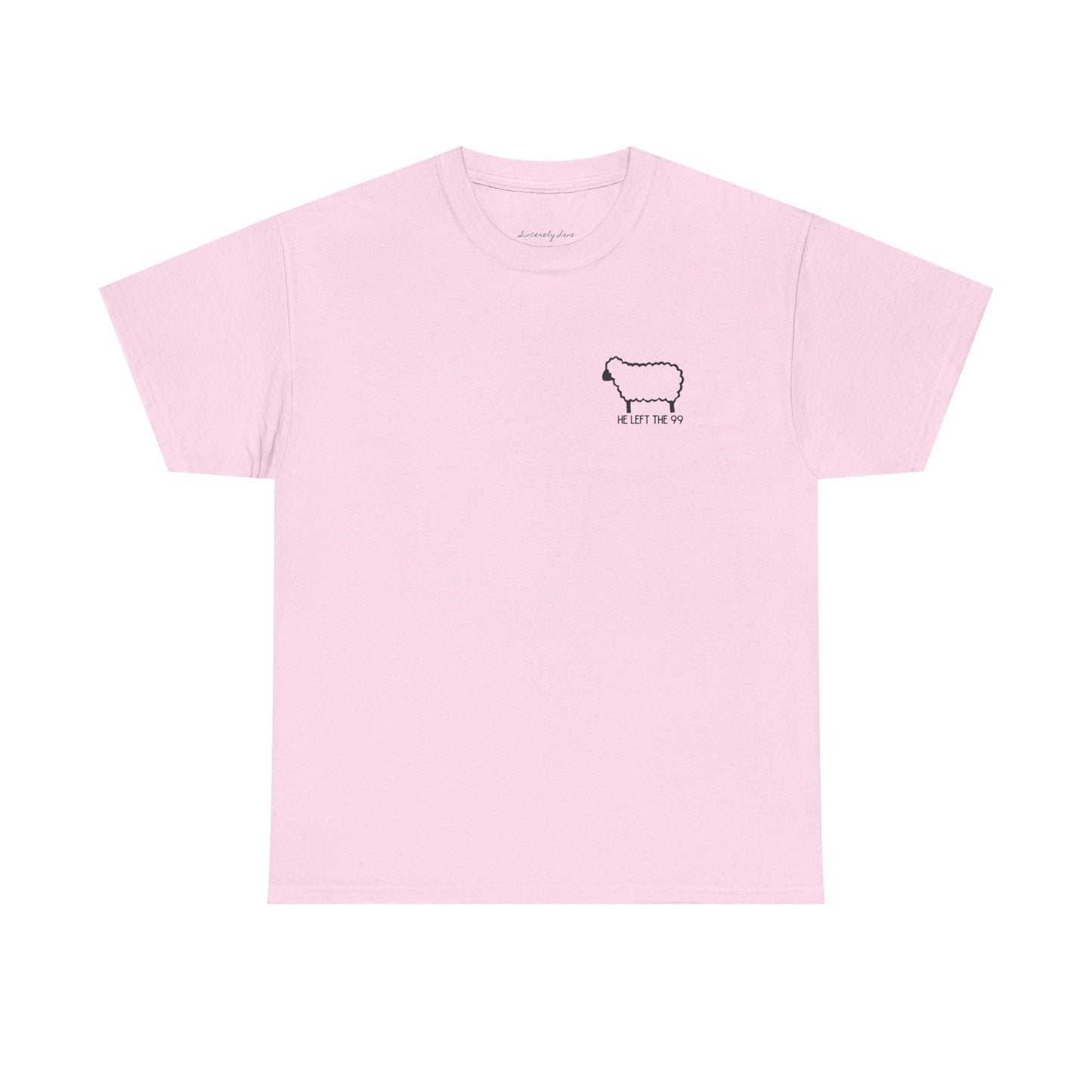 He Left the 99: Unisex Heavy Cotton Tee