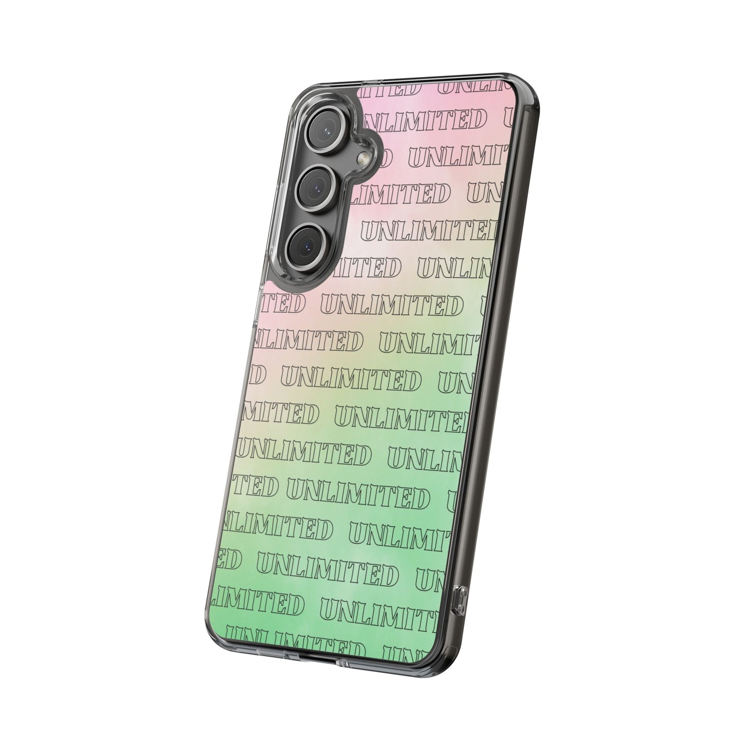 Unlimited Wicked Themed Clear Phone Case - Trendy Protection for Your Device