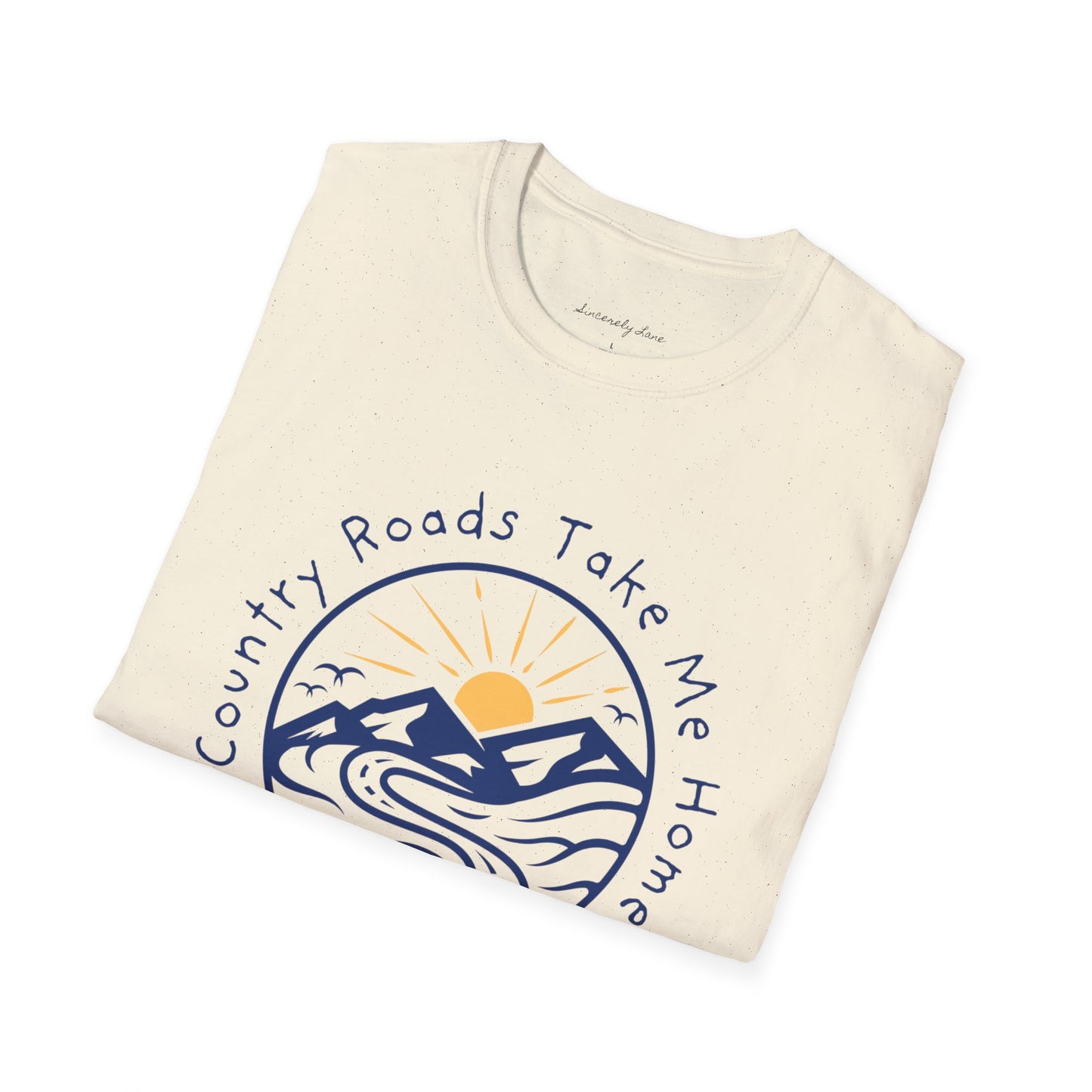 West Virginia Country Roads: Softstyle T-shirt