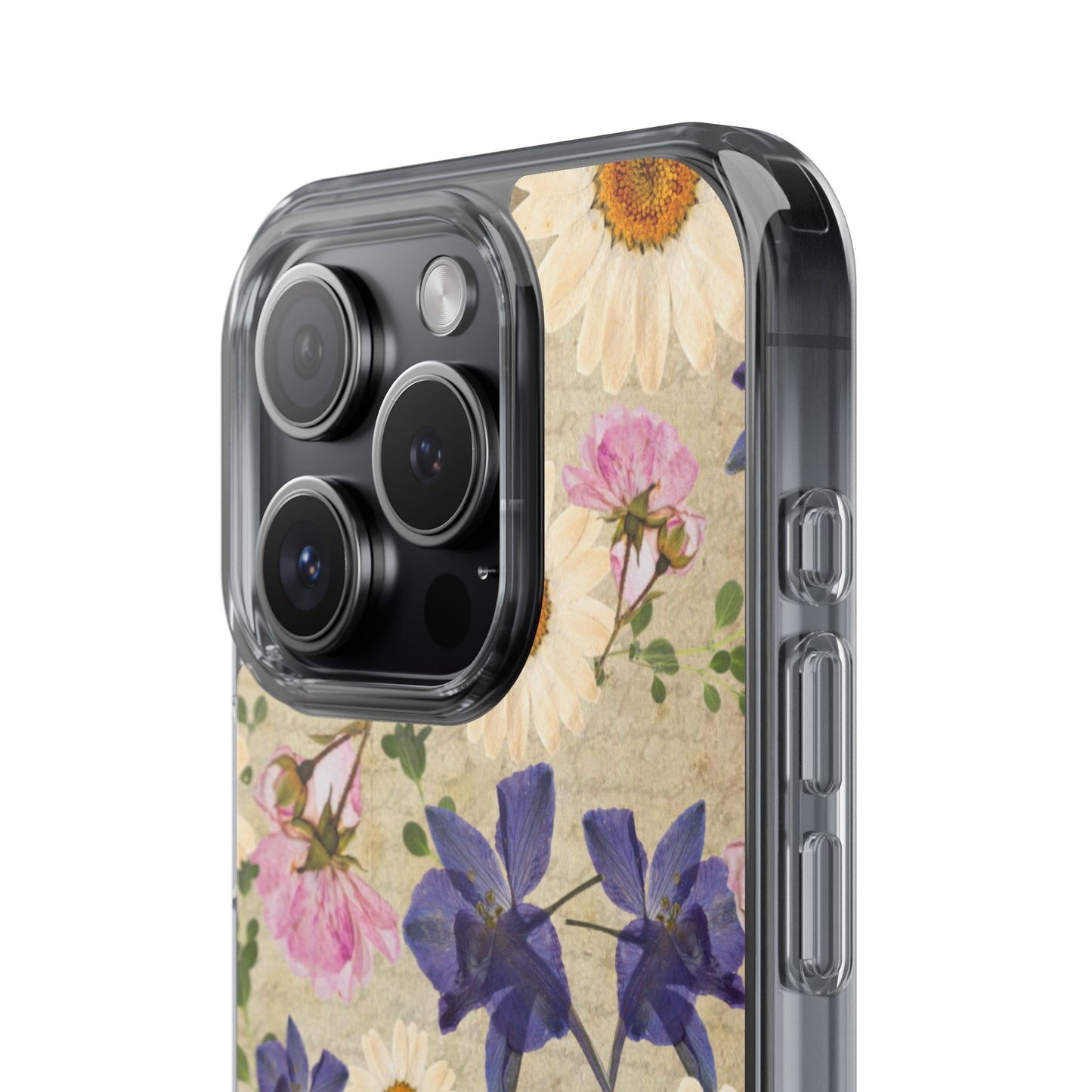 Little Women Inspired Floral Clear Phone Case, Vintage Flower Phone Cover, Cute Clear Case, Mom Gift, Nature Lover Accessory, Phone Protection