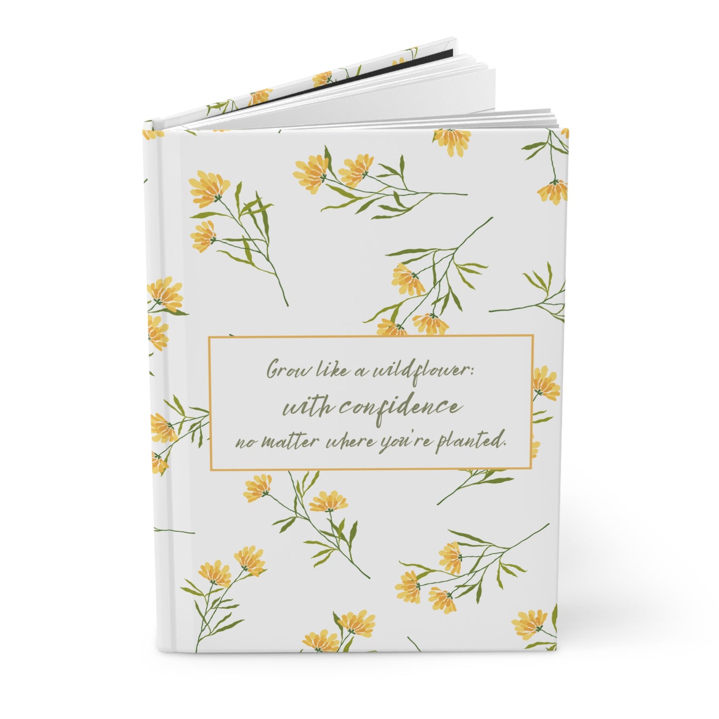 Like a Wildflower: Inspirational Hardcover Journal