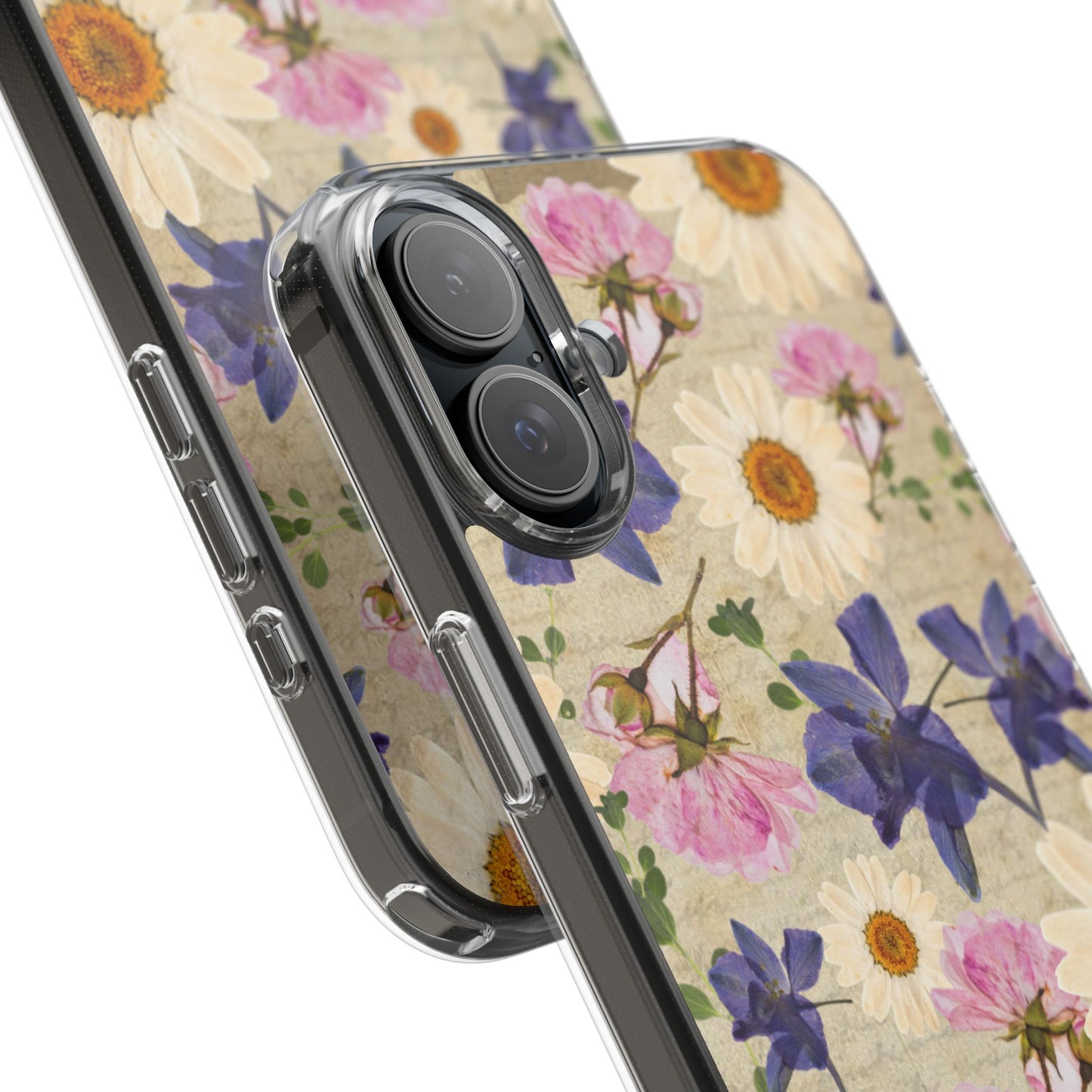 Little Women Inspired Floral Clear Phone Case, Vintage Flower Phone Cover, Cute Clear Case, Mom Gift, Nature Lover Accessory, Phone Protection