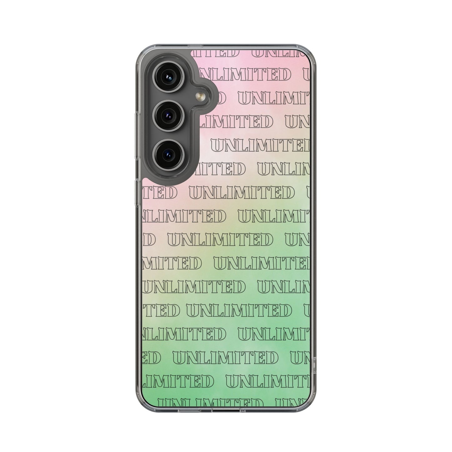 Unlimited Wicked Themed Clear Phone Case - Trendy Protection for Your Device