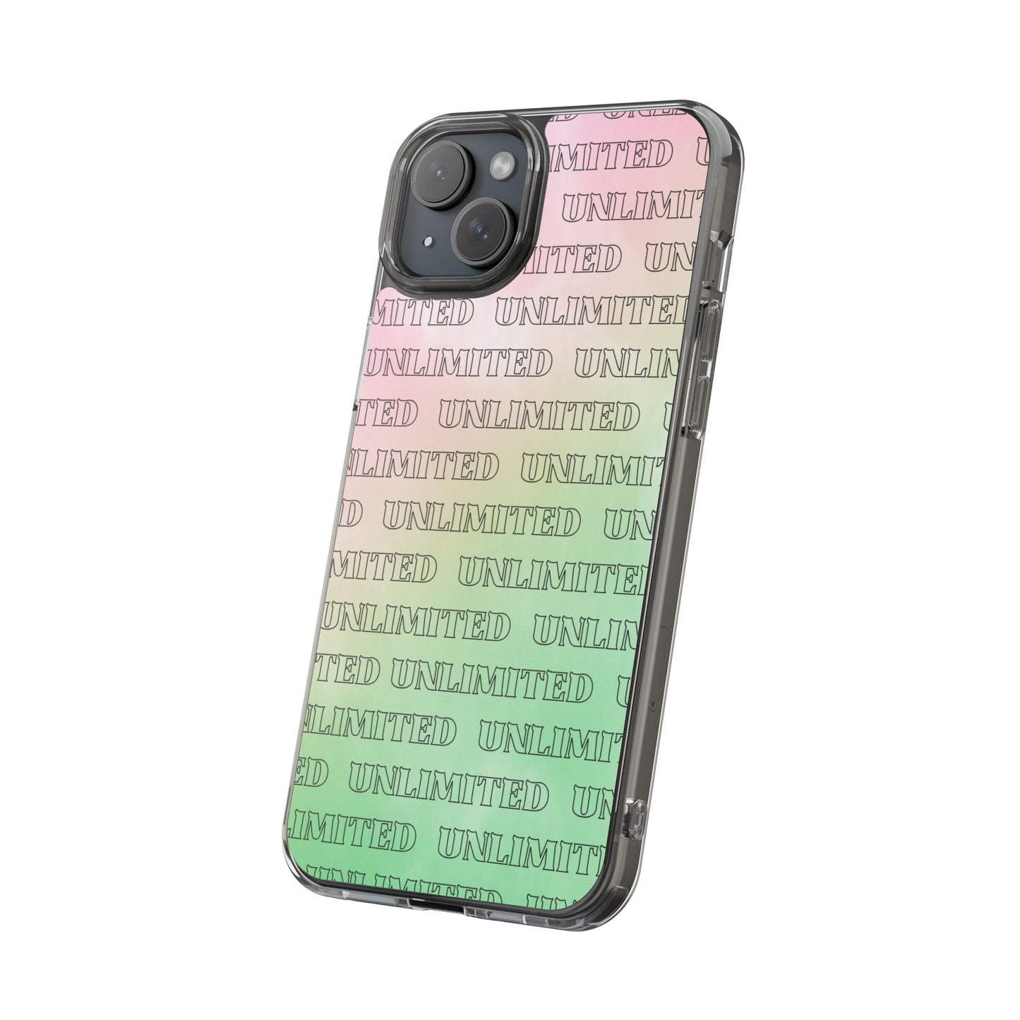 Unlimited Wicked Themed Clear Phone Case - Trendy Protection for Your Device