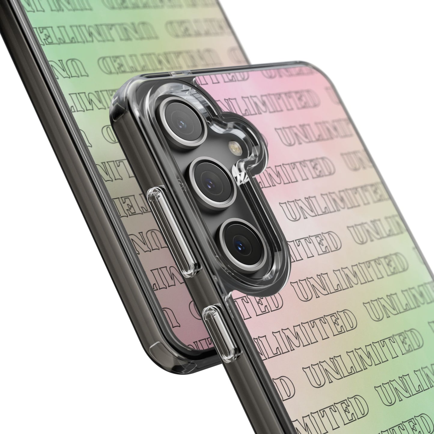 Unlimited Wicked Themed Clear Phone Case - Trendy Protection for Your Device