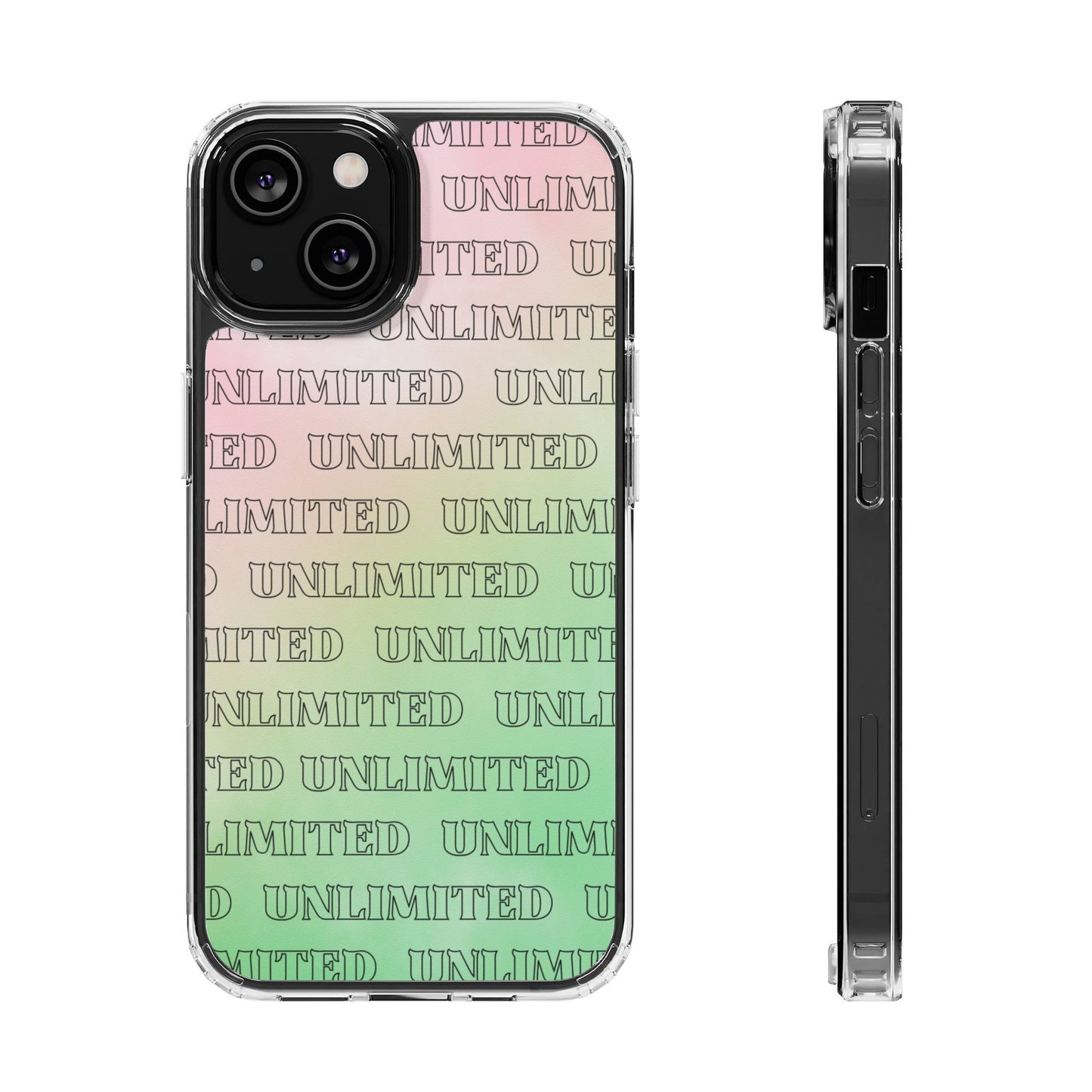 Unlimited Wicked Themed Clear Phone Case - Trendy Protection for Your Device