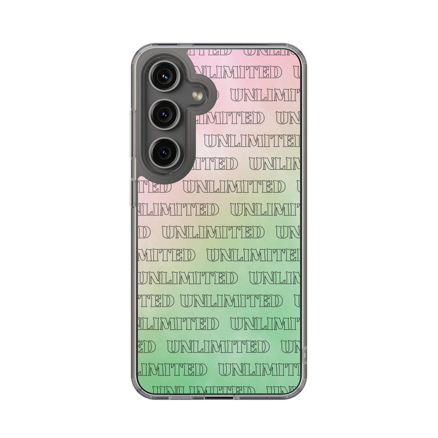 Unlimited Wicked Themed Clear Phone Case - Trendy Protection for Your Device