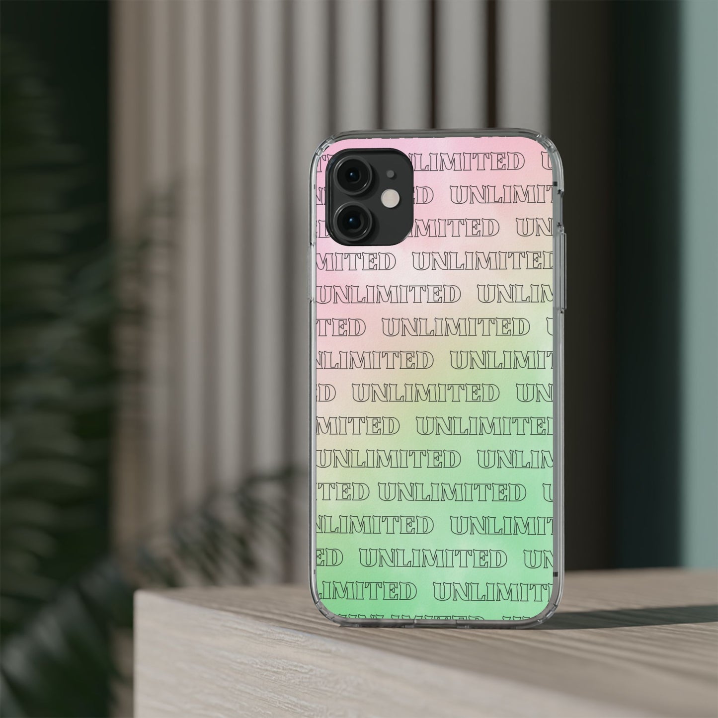 Unlimited Wicked Themed Clear Phone Case - Trendy Protection for Your Device