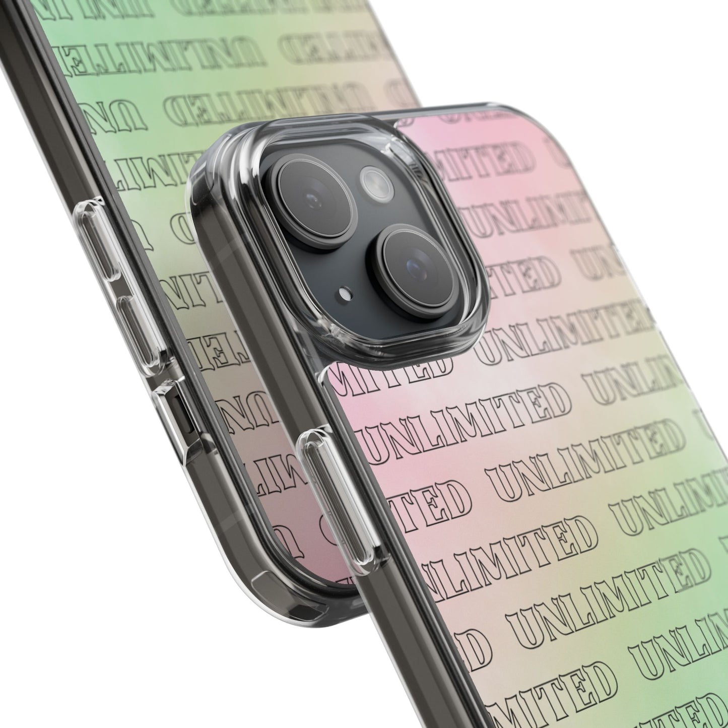 Unlimited Wicked Themed Clear Phone Case - Trendy Protection for Your Device